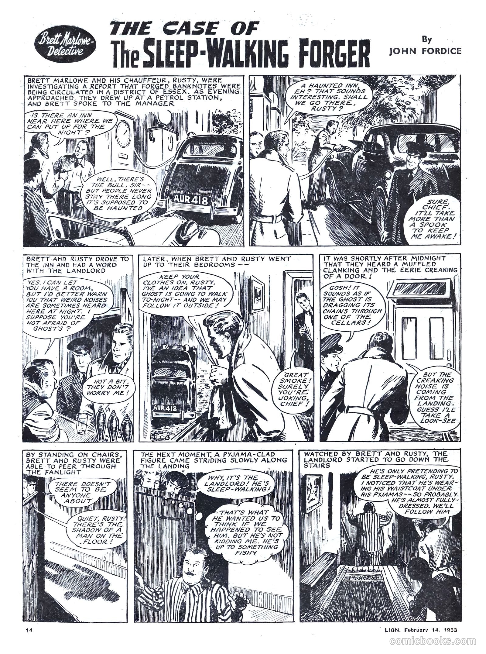 Lion #52 (1953) — page 14 of 20