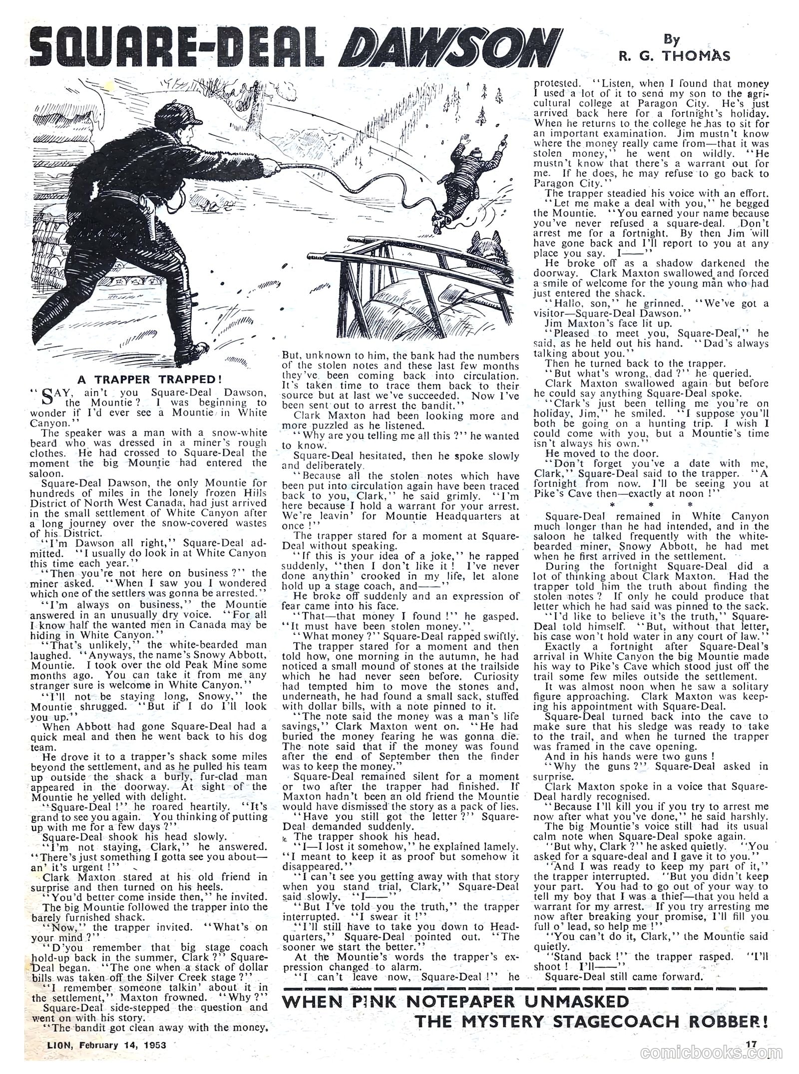 Lion #52 (1953) — page 17 of 20