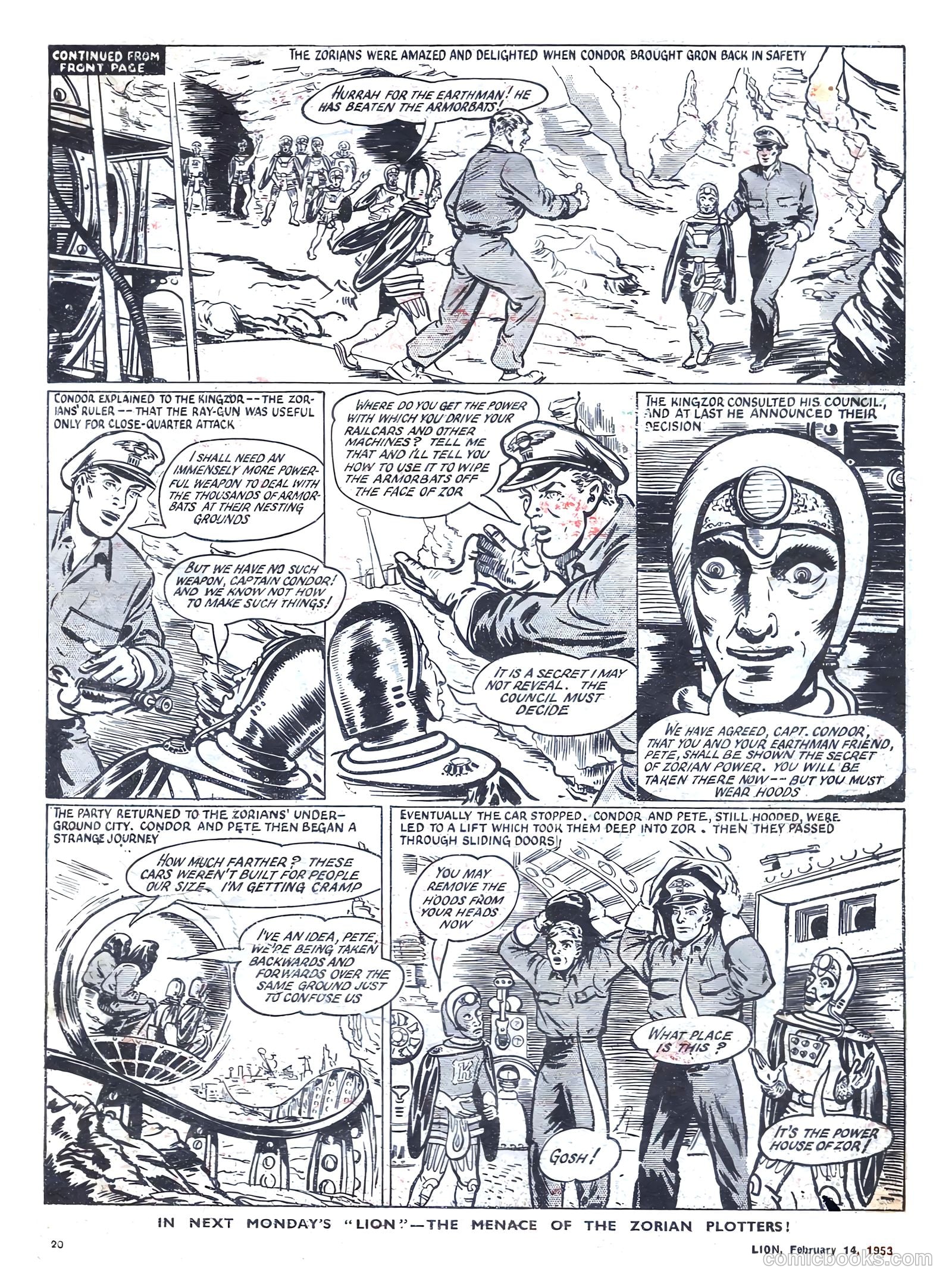 Lion #52 (1953) — page 20 of 20