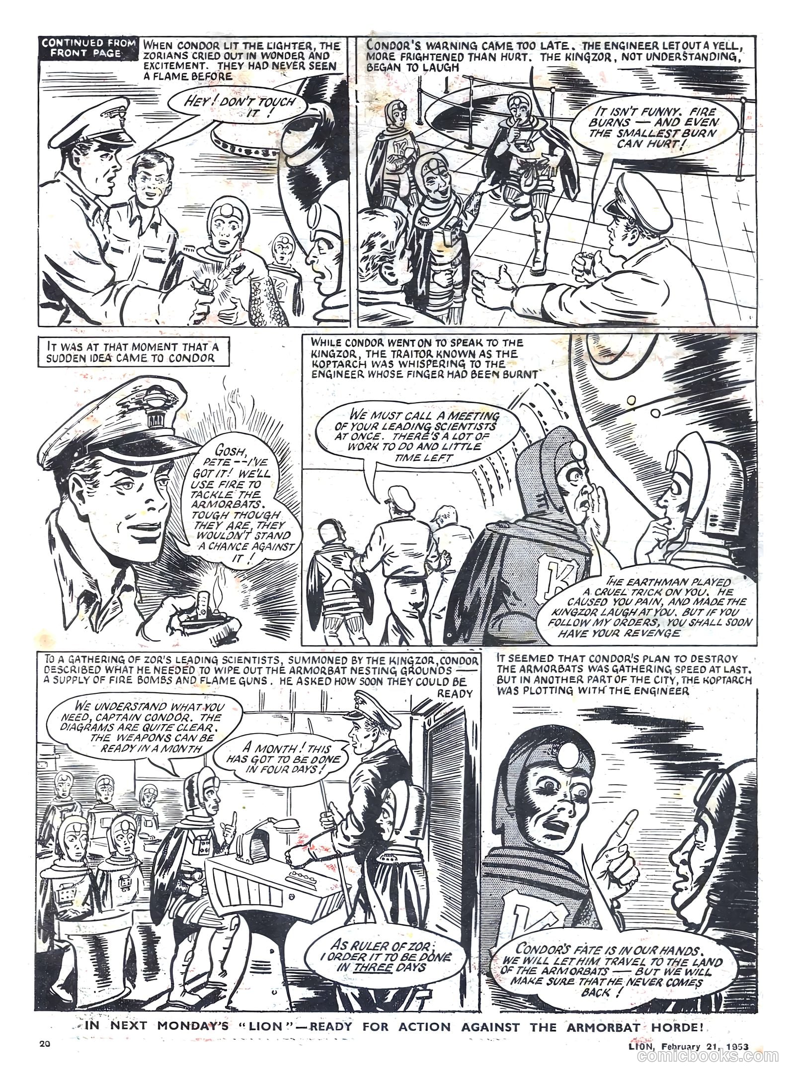 Lion #53 (1953) — page 20 of 20