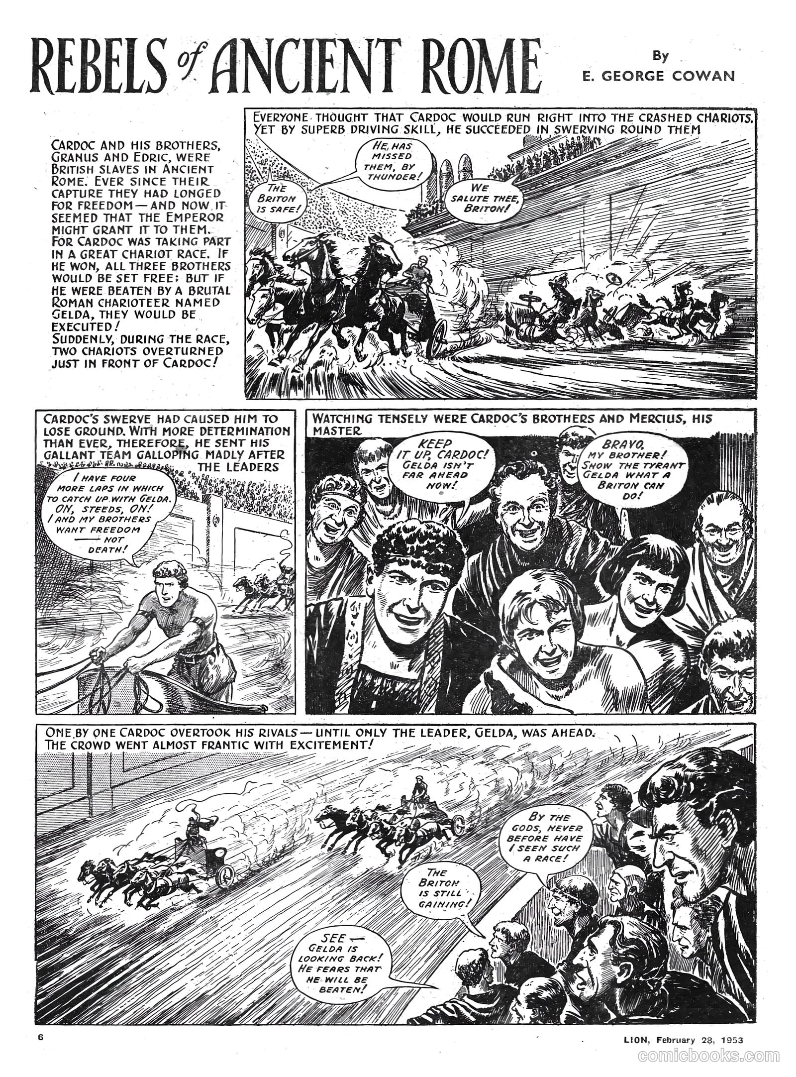 Lion #54 (1953) — page 6 of 20
