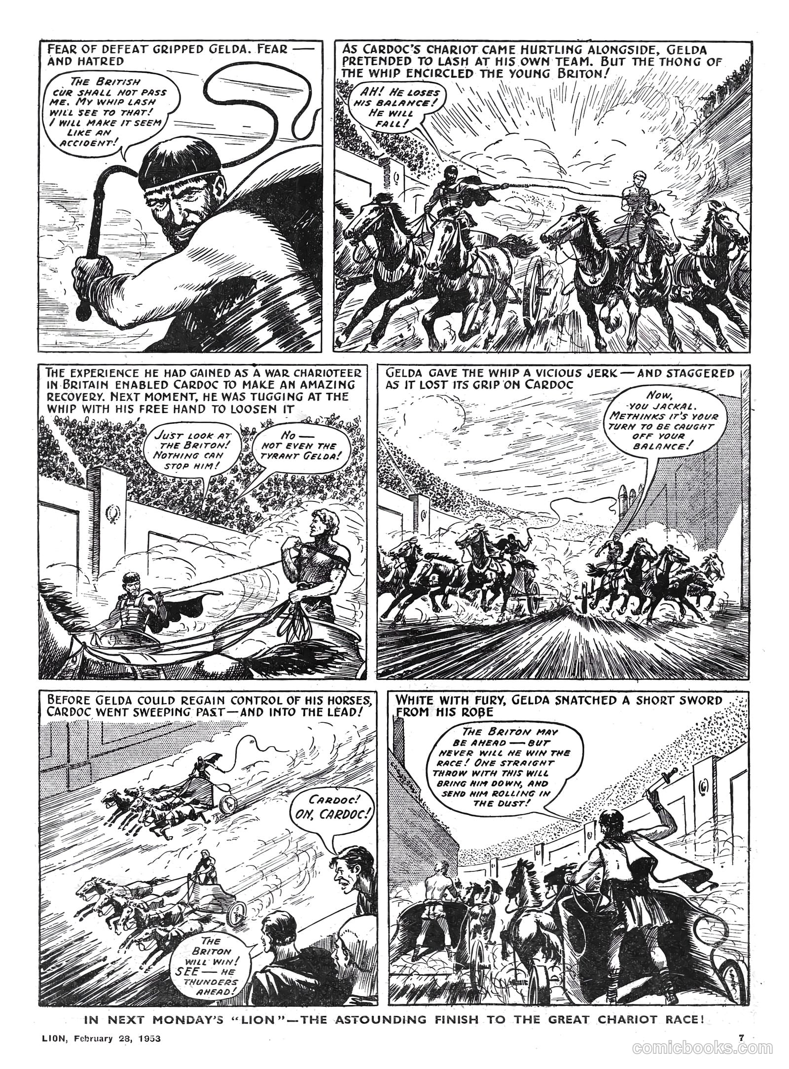 Lion #54 (1953) — page 7 of 20