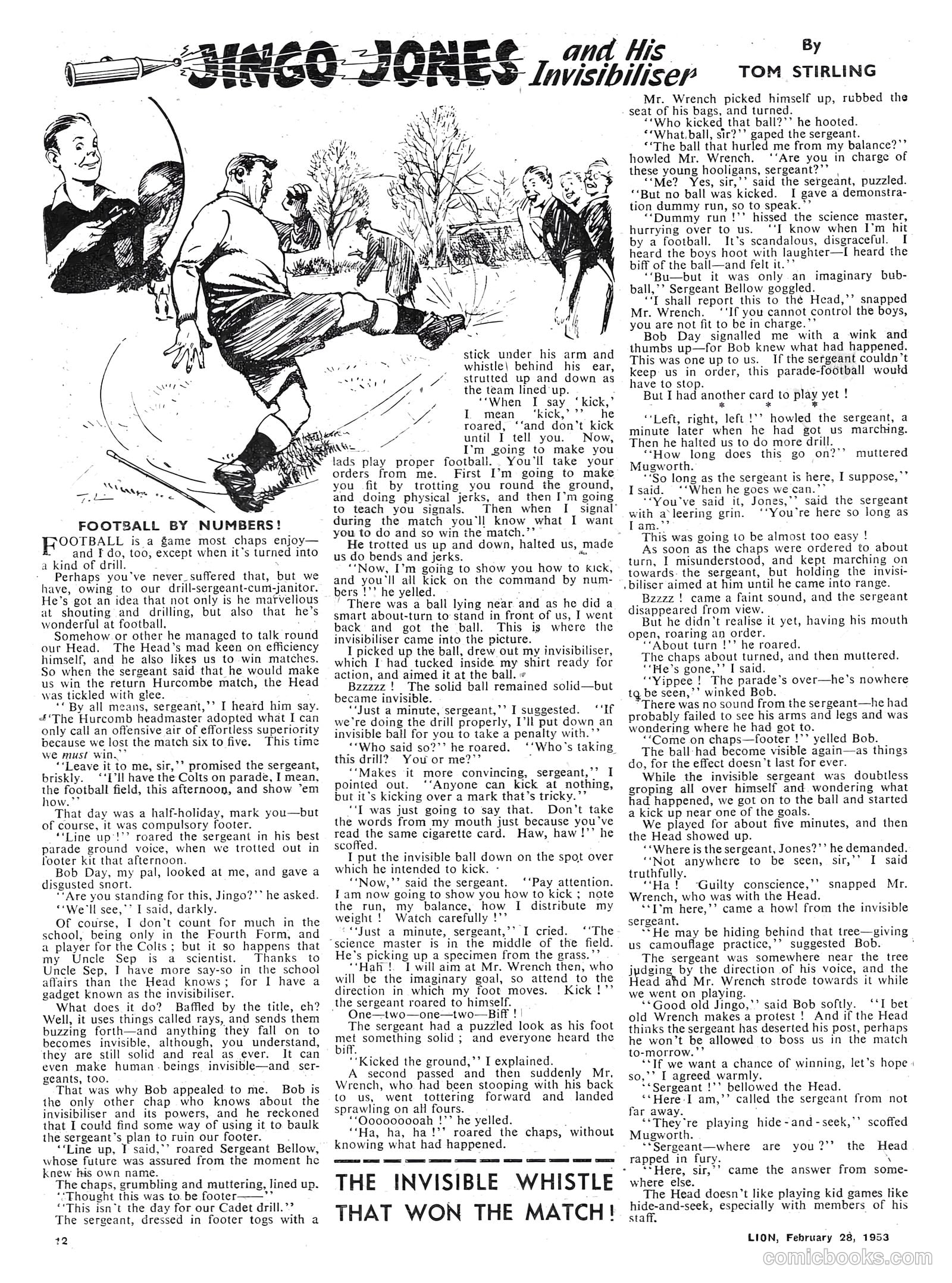 Lion #54 (1953) — page 12 of 20