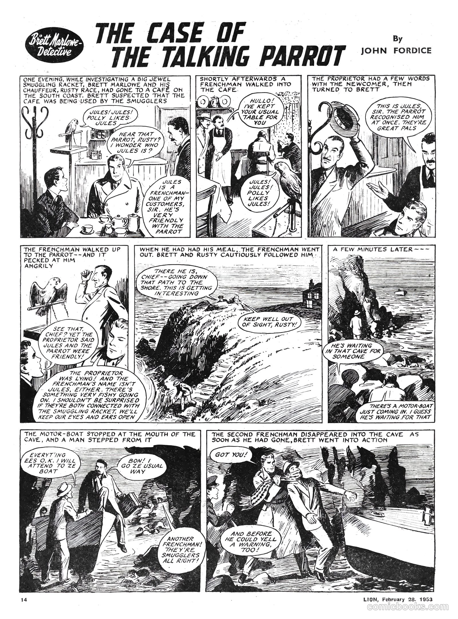 Lion #54 (1953) — page 14 of 20