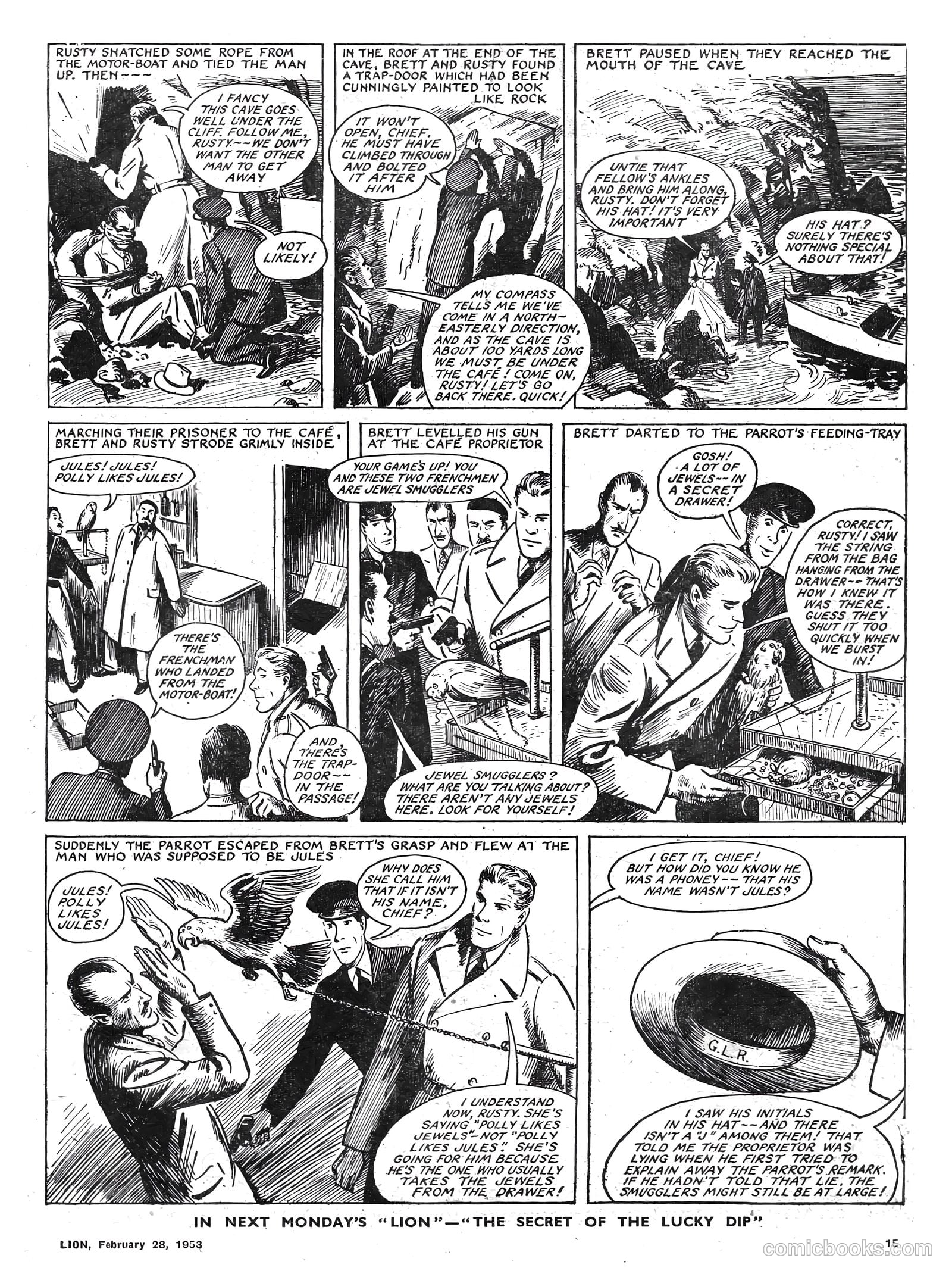 Lion #54 (1953) — page 15 of 20
