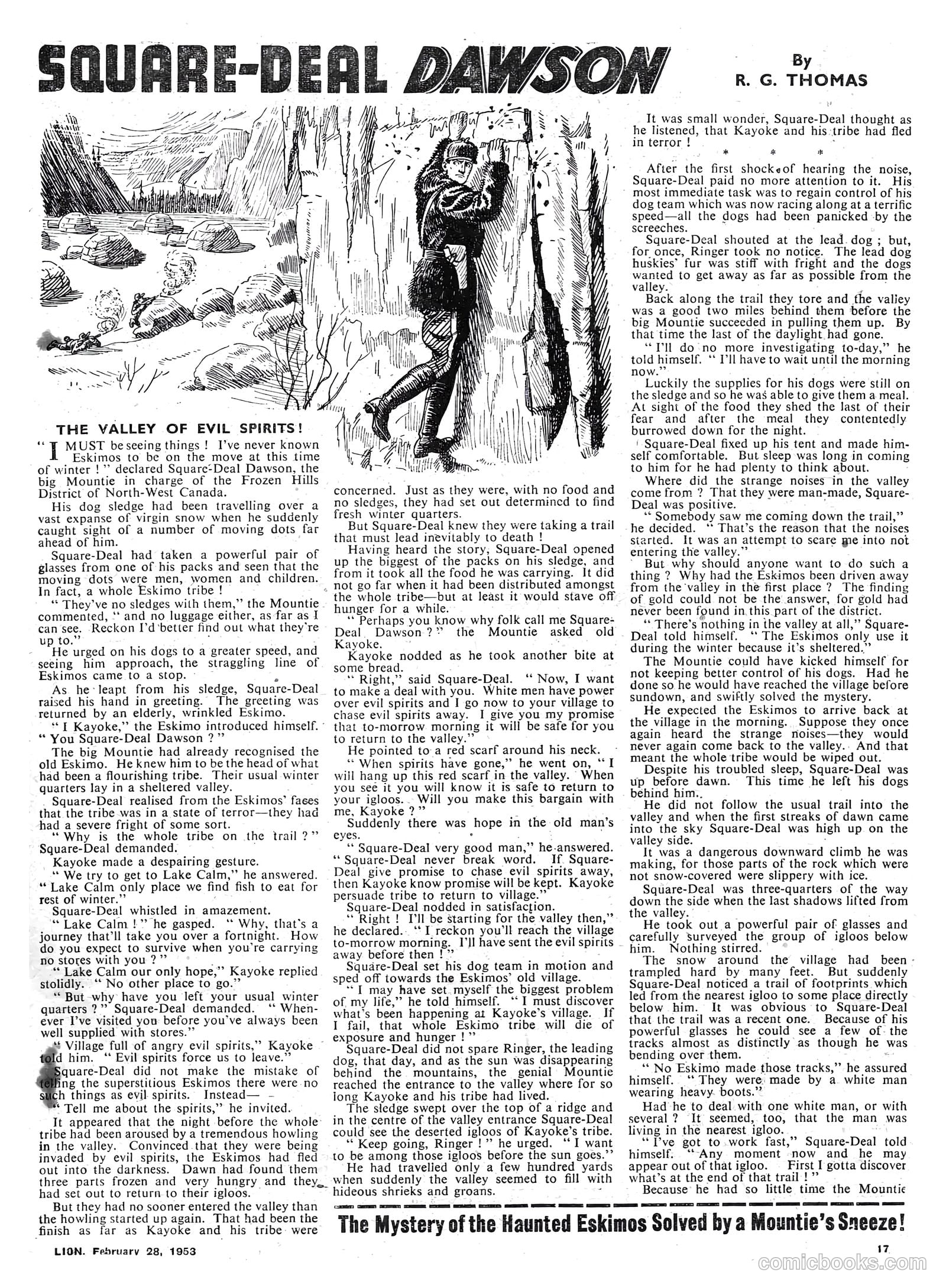 Lion #54 (1953) — page 17 of 20