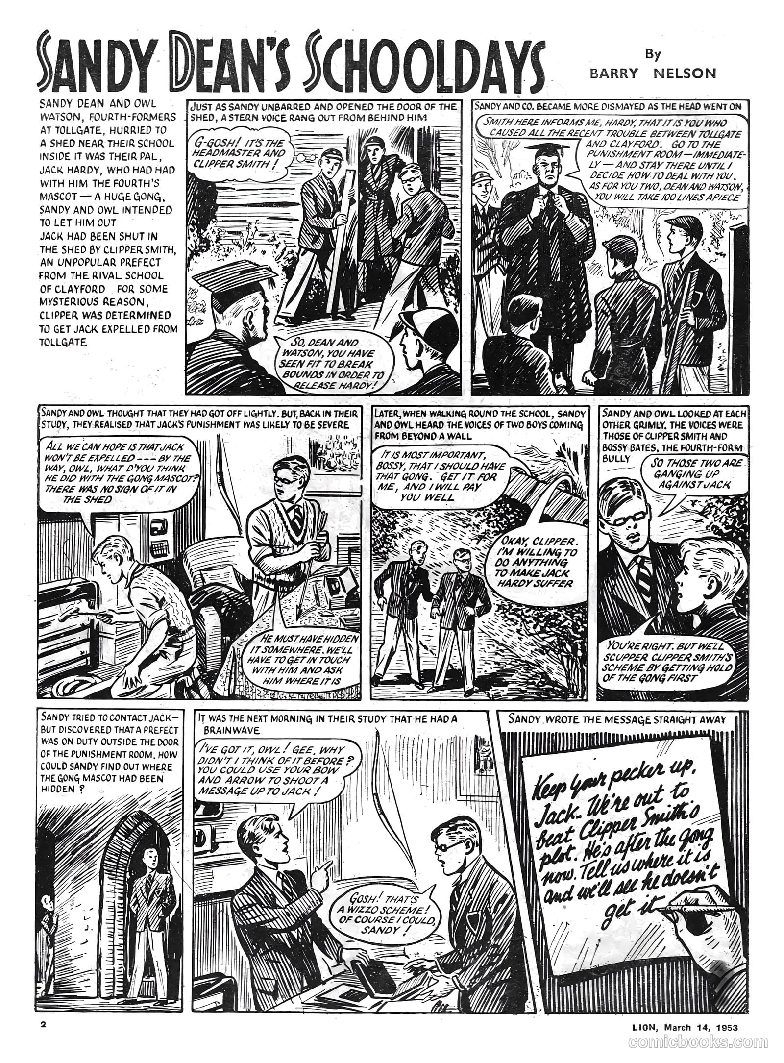 Lion #56 (1953) — page 2 of 20
