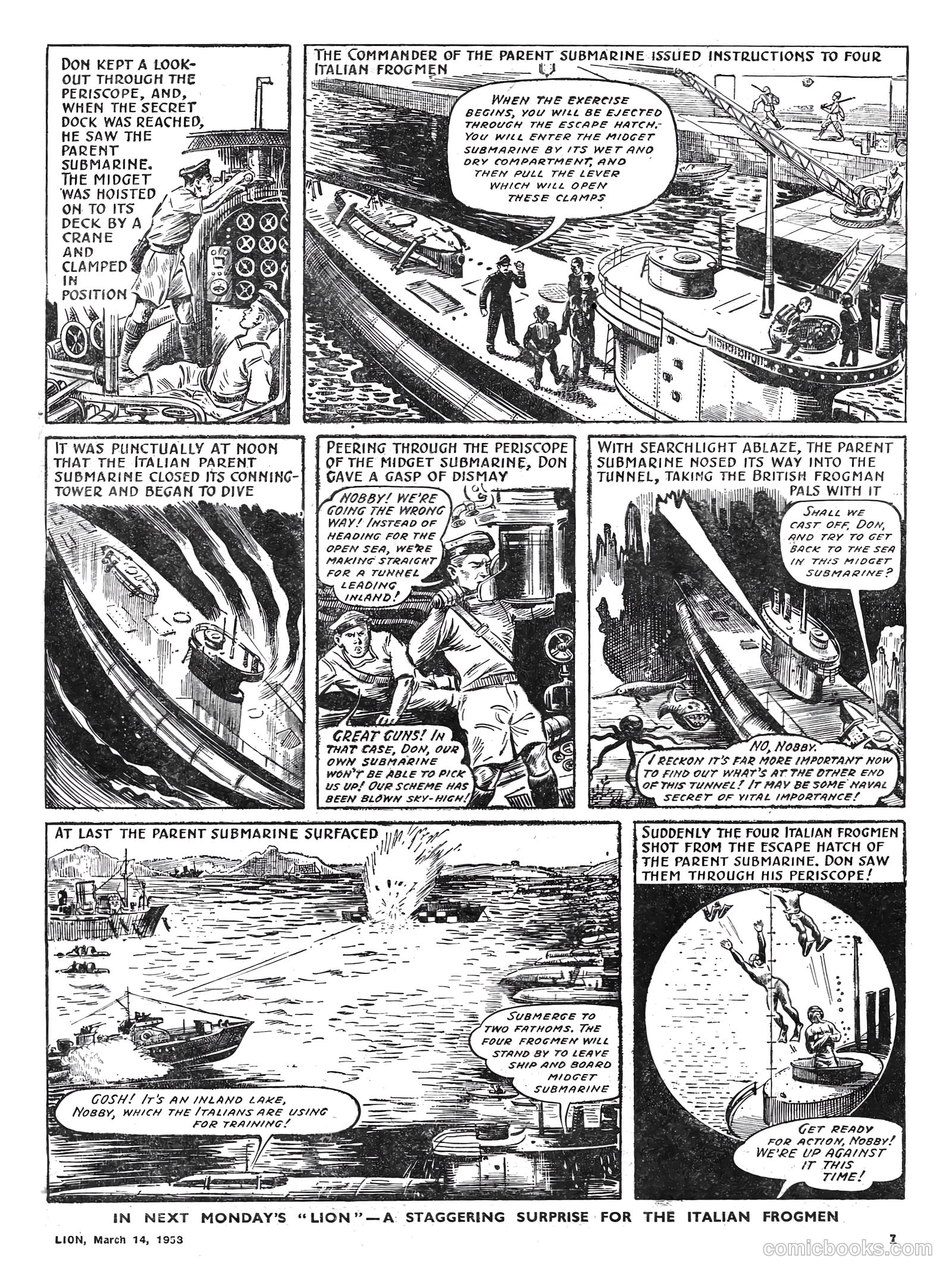 Lion #56 (1953) — page 7 of 20