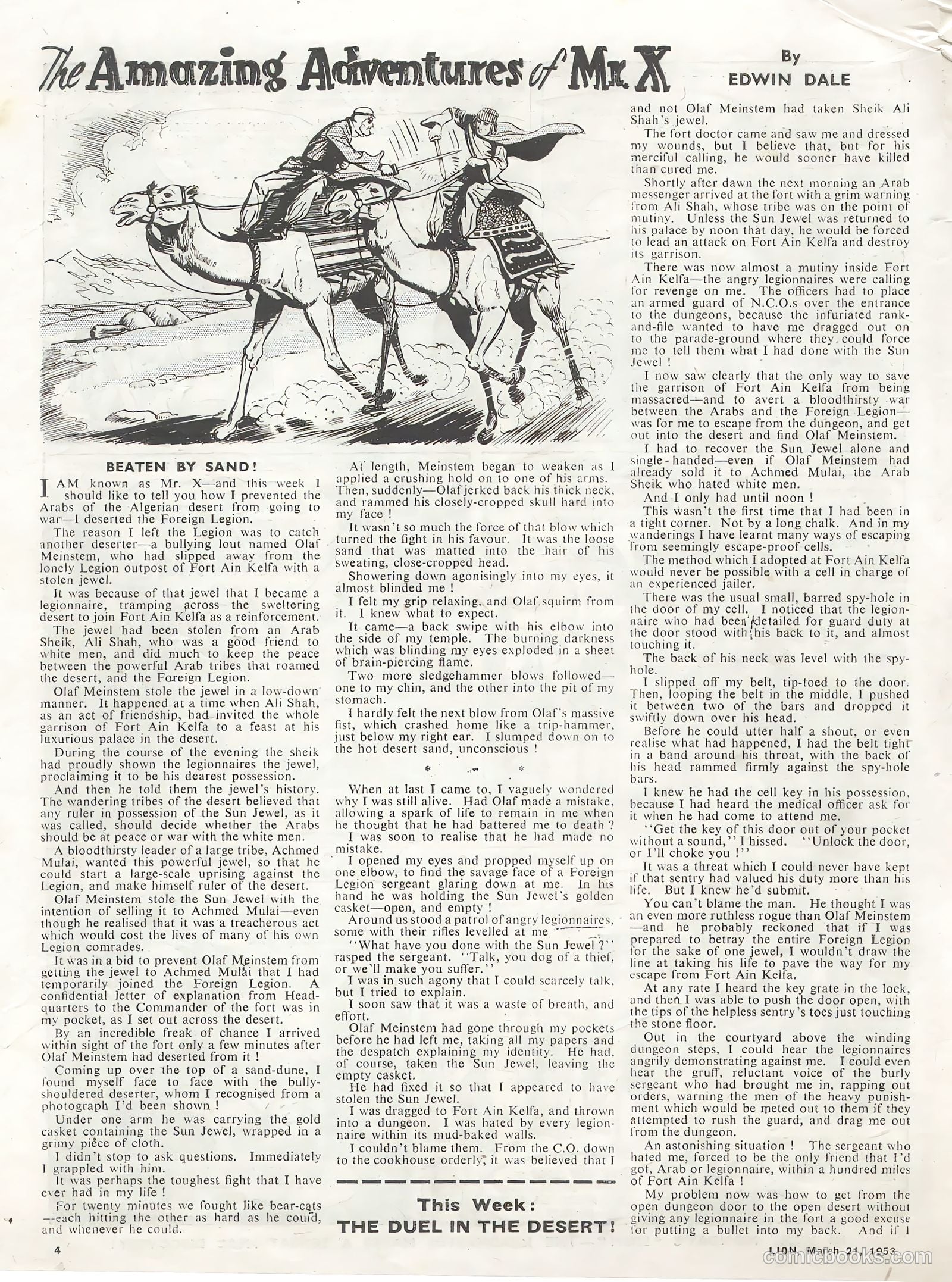 Lion #57 (1953) — page 4 of 20