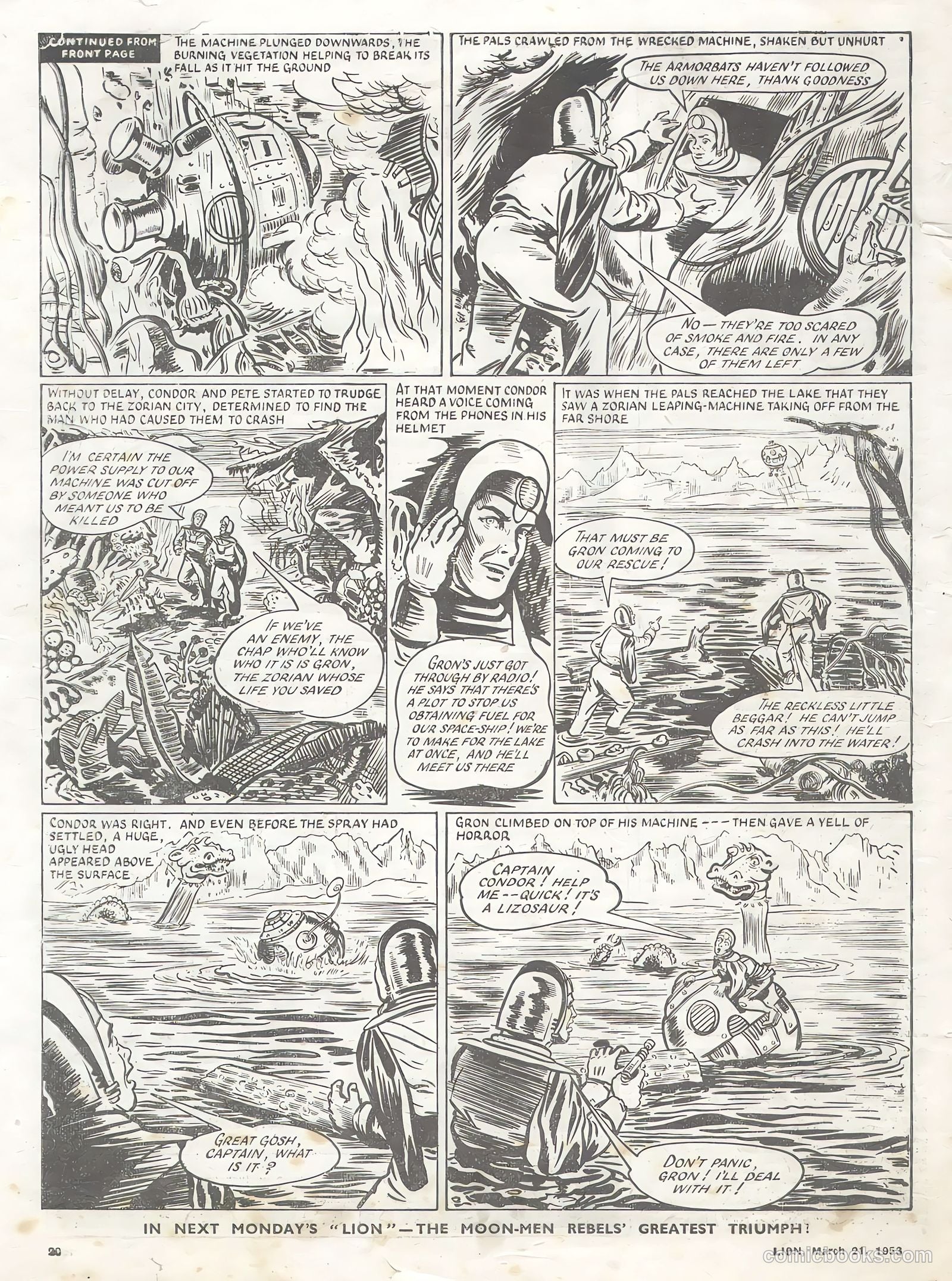Lion #57 (1953) — page 20 of 20