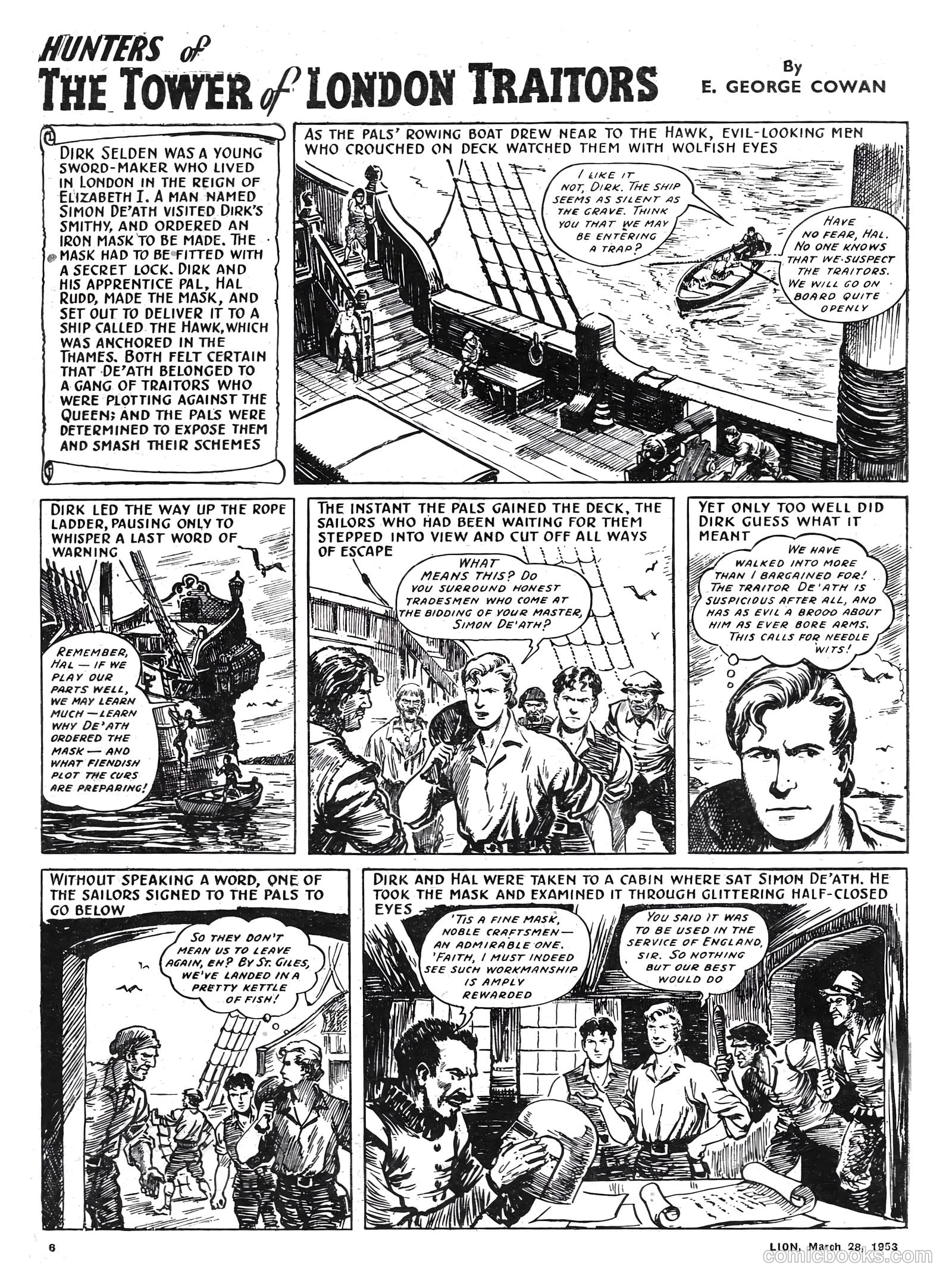 Lion #58 (1953) — page 6 of 20