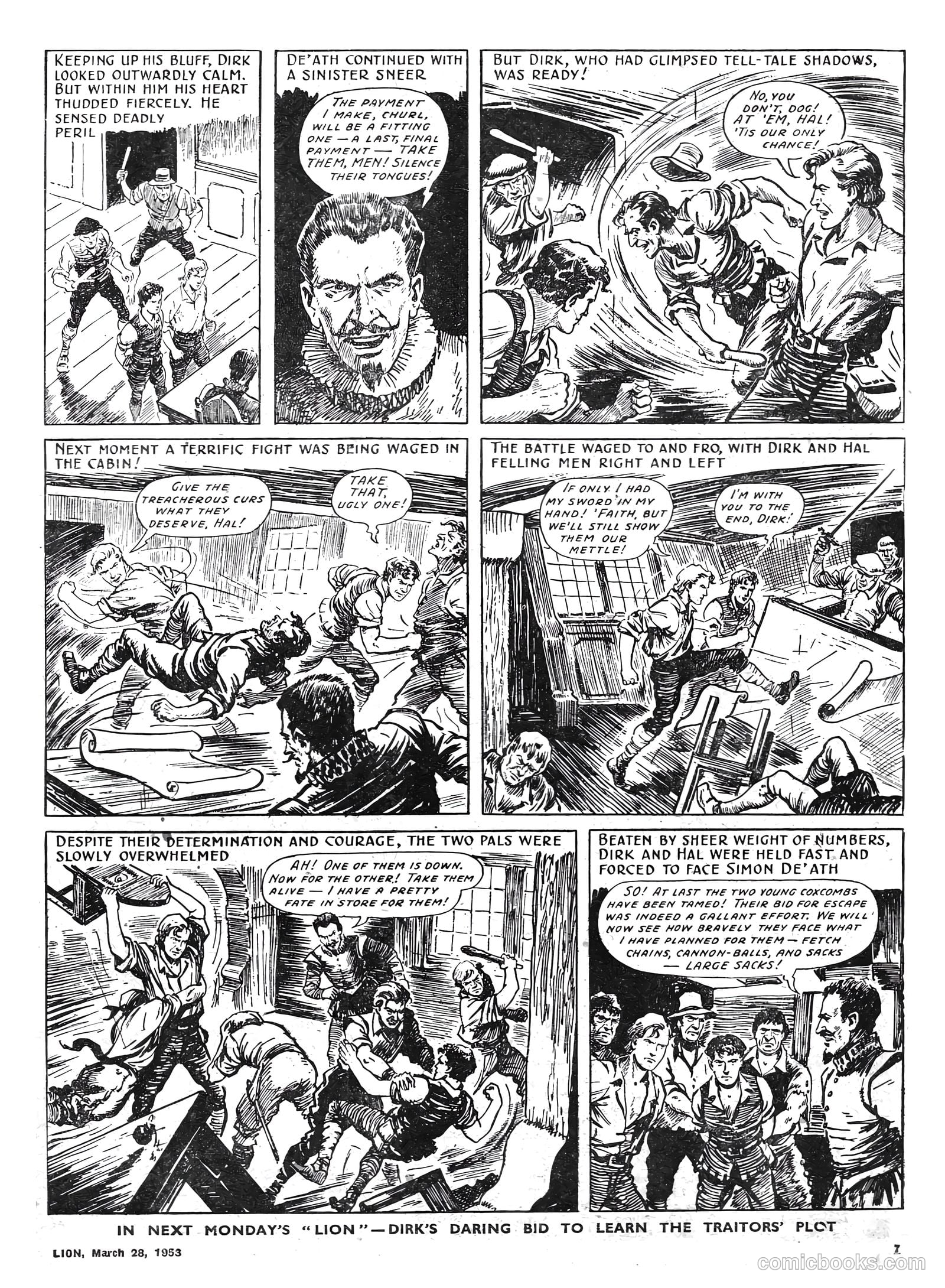 Lion #58 (1953) — page 7 of 20