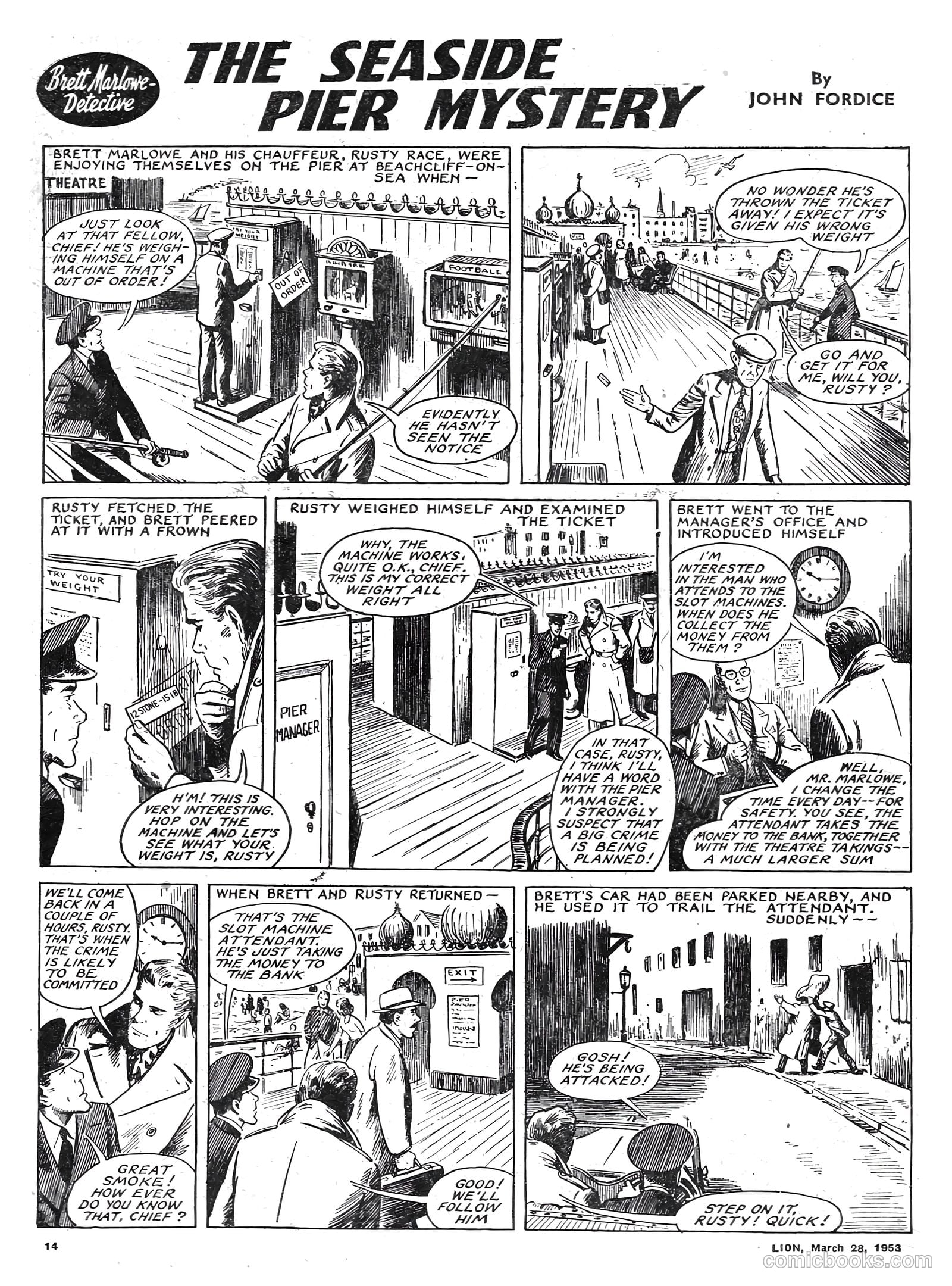 Lion #58 (1953) — page 14 of 20