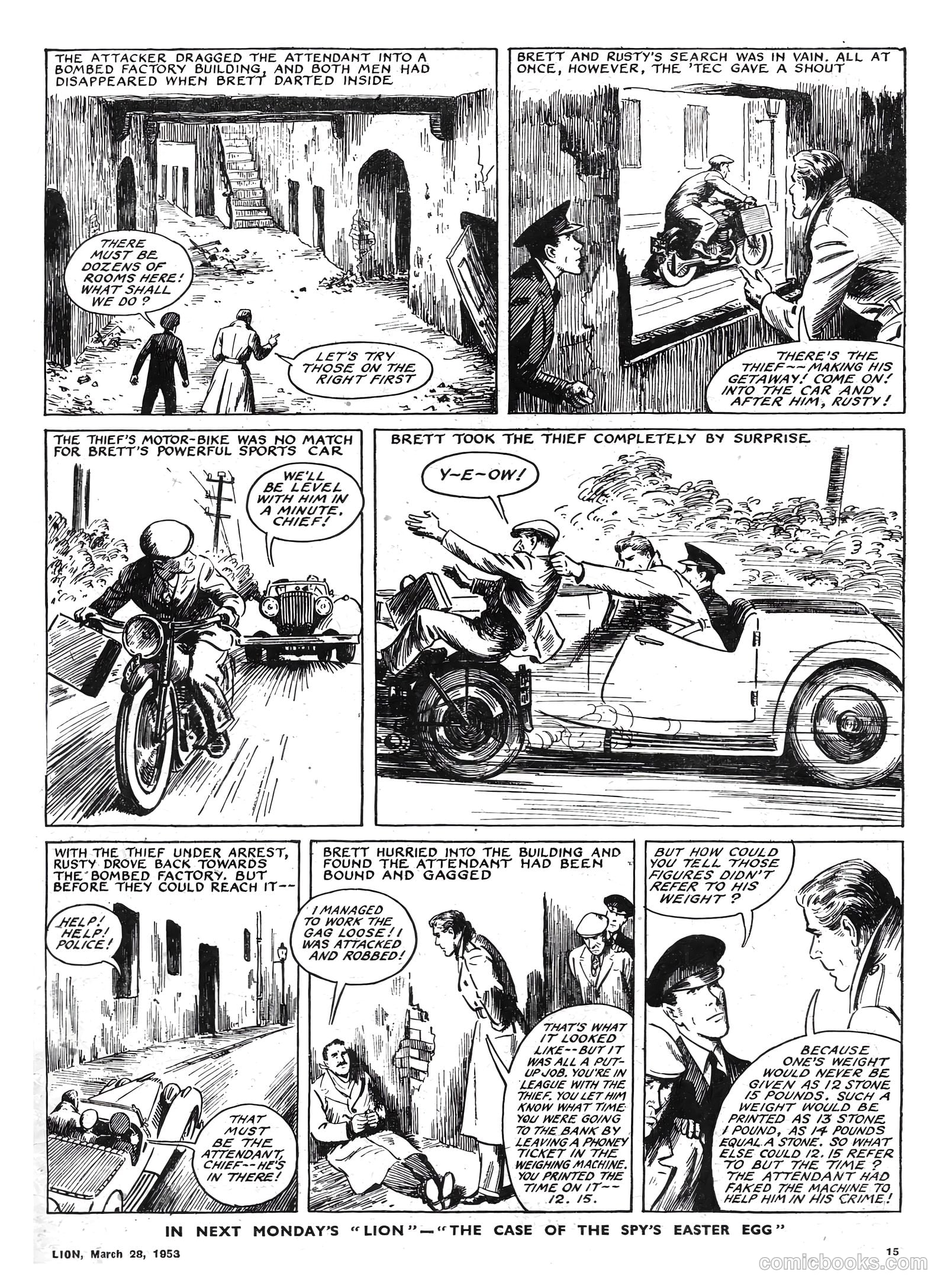 Lion #58 (1953) — page 15 of 20
