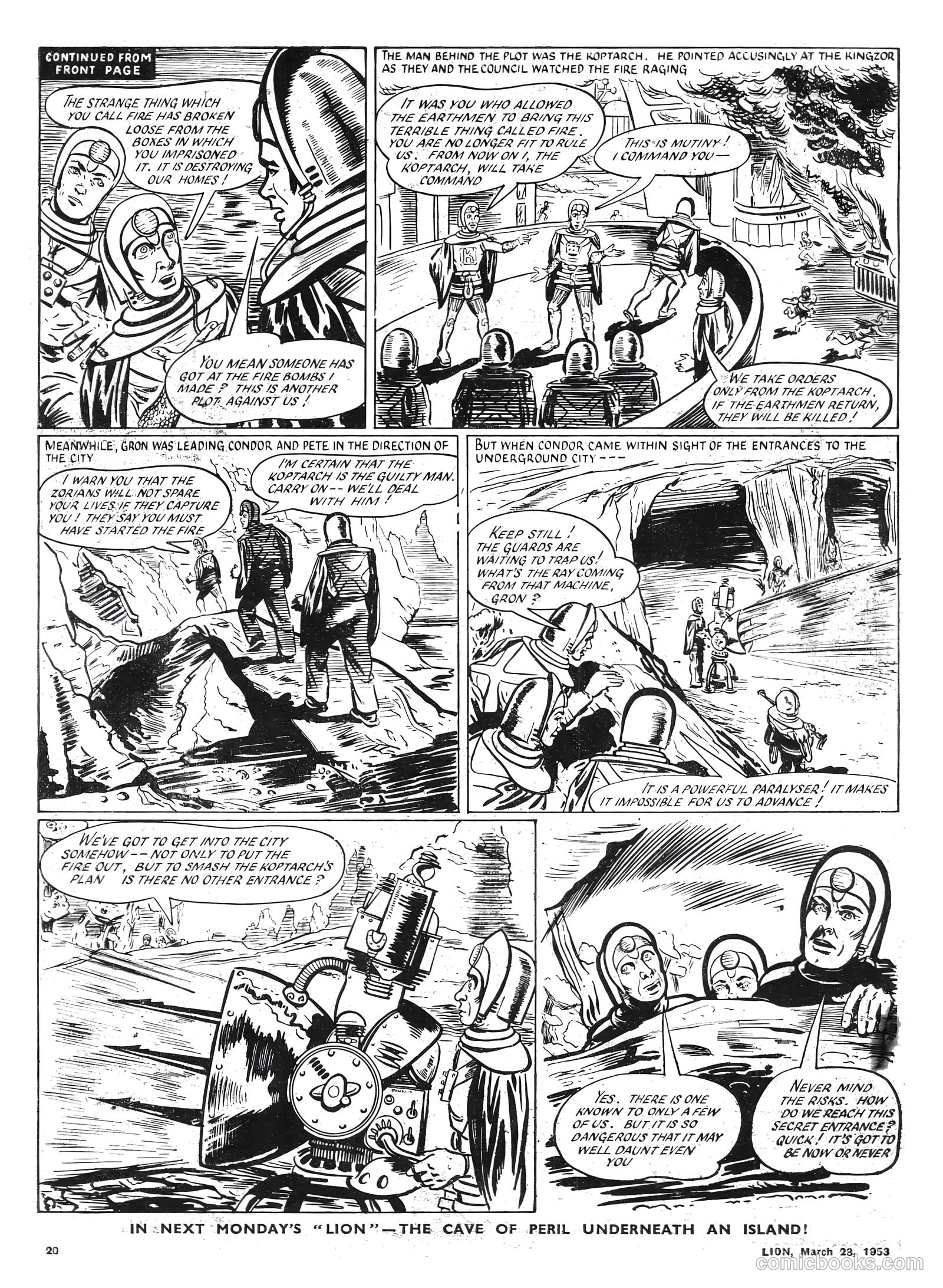 Lion #58 (1953) — page 20 of 20