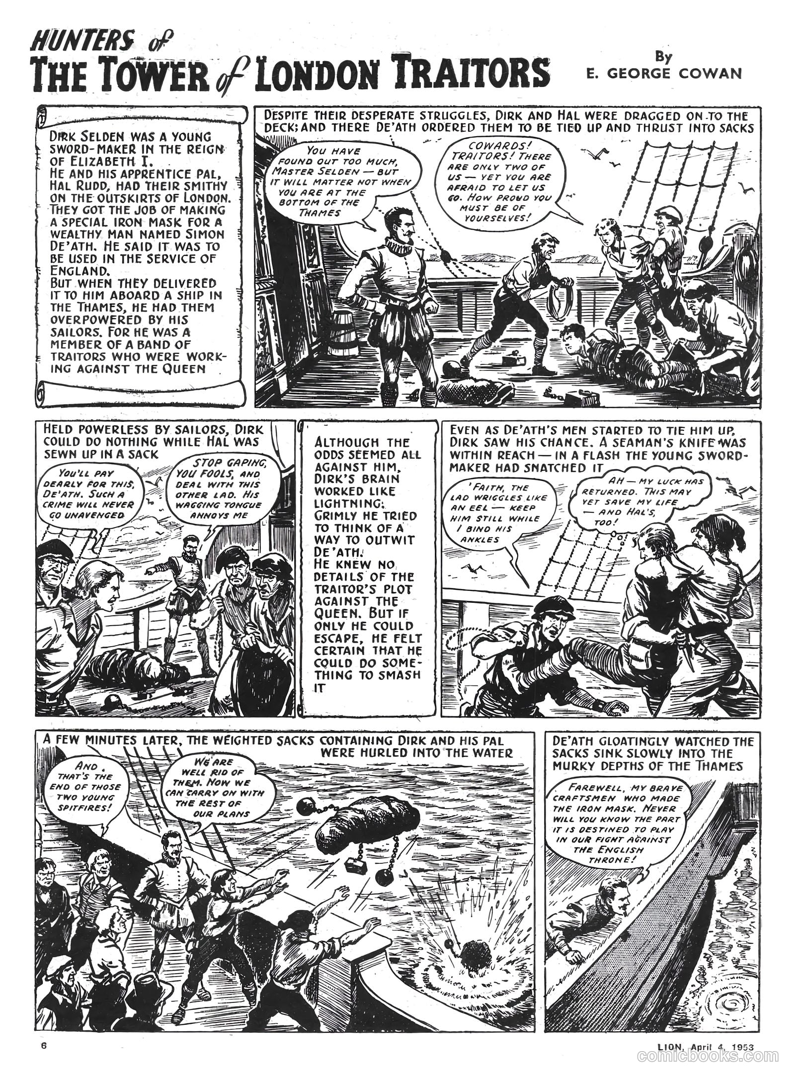 Lion #59 (1953) — page 6 of 20