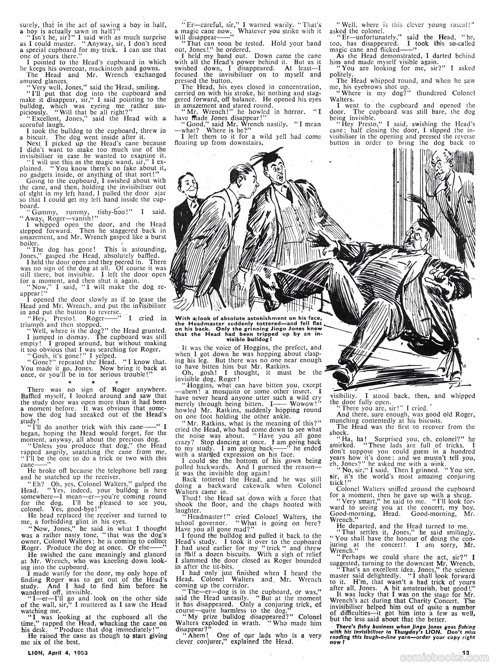 Lion #59 (1953) — page 13 of 20
