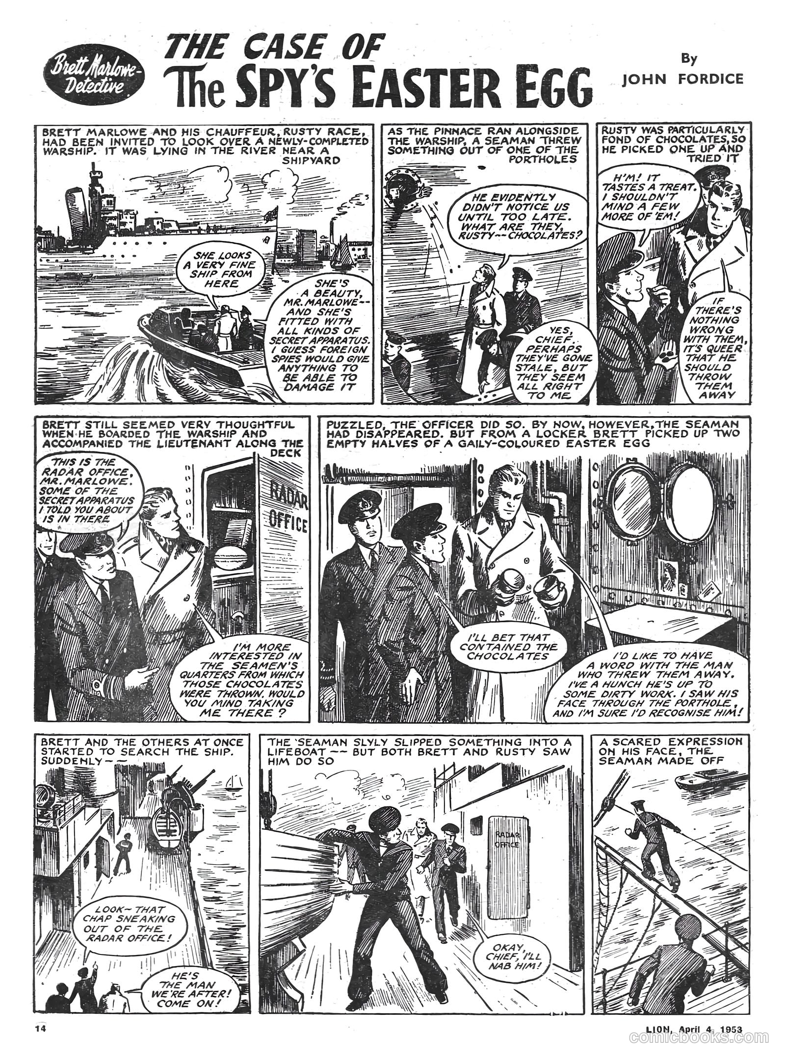 Lion #59 (1953) — page 14 of 20