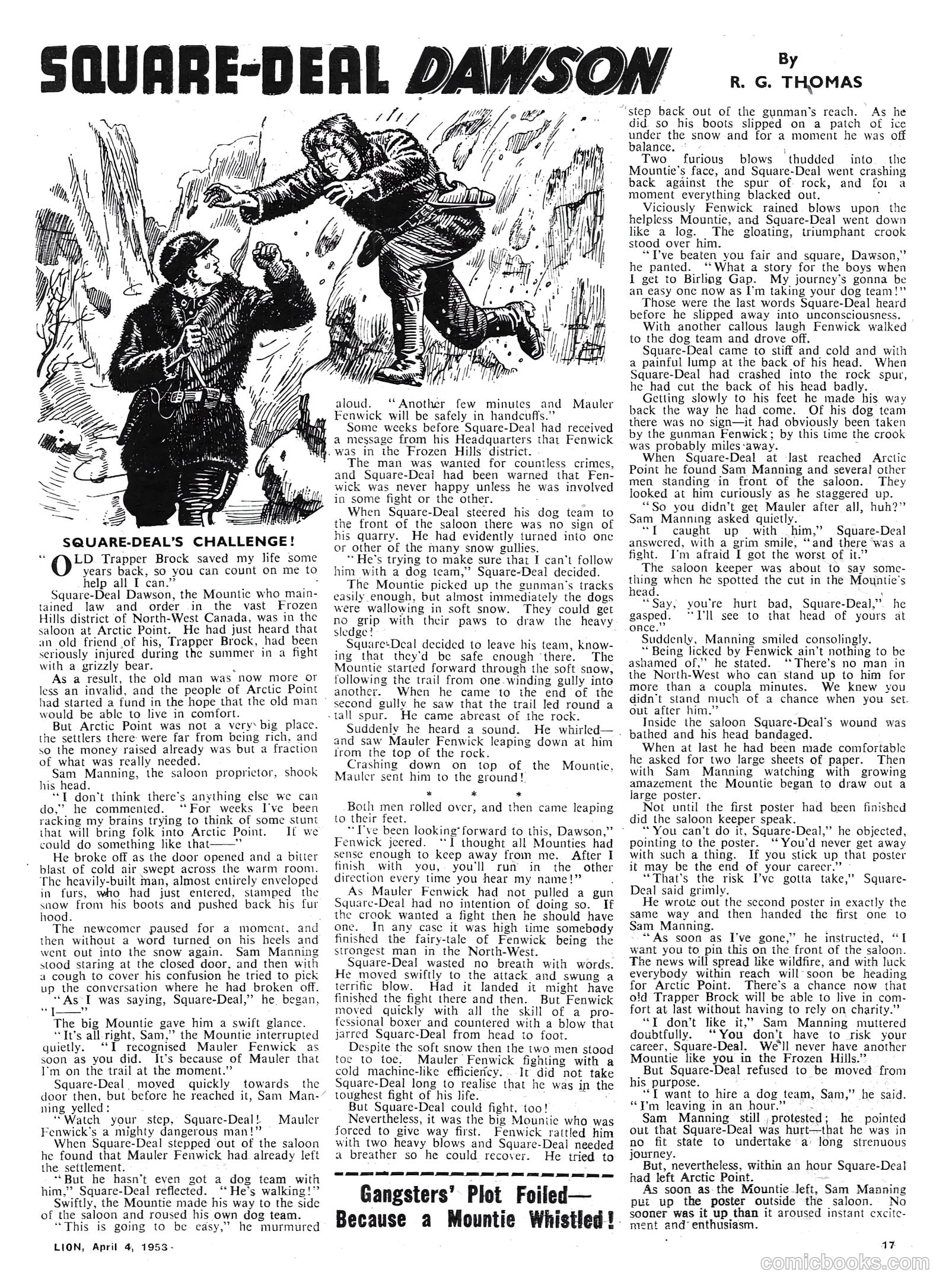 Lion #59 (1953) — page 17 of 20