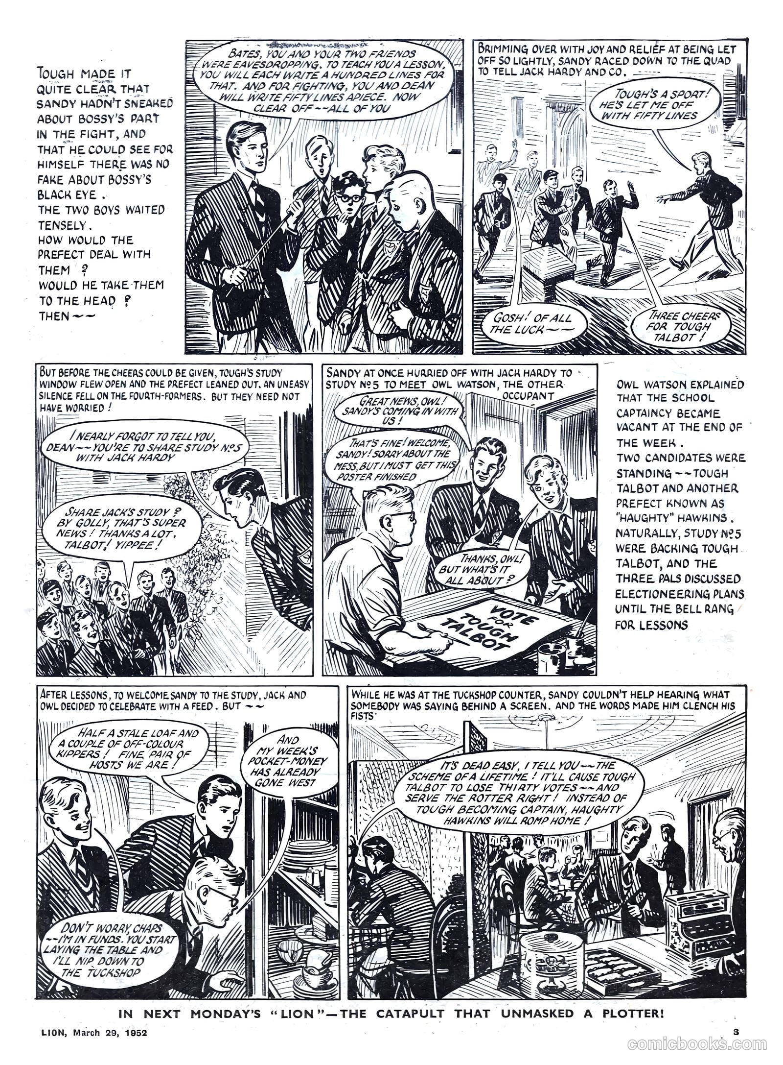 Lion #6 (1952) — page 3 of 20