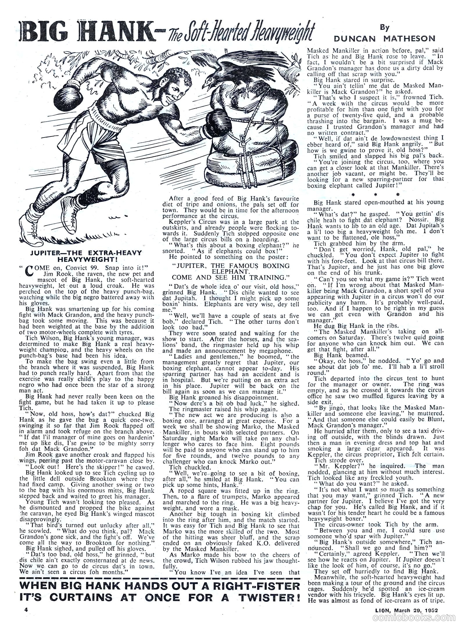 Lion #6 (1952) — page 4 of 20