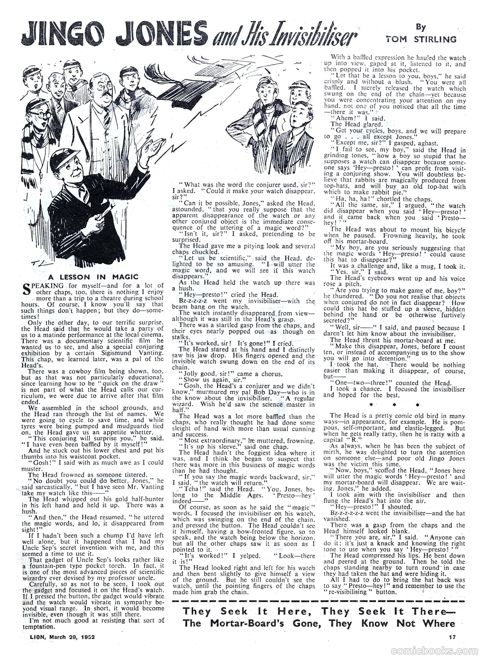 Lion #6 (1952) — page 17 of 20