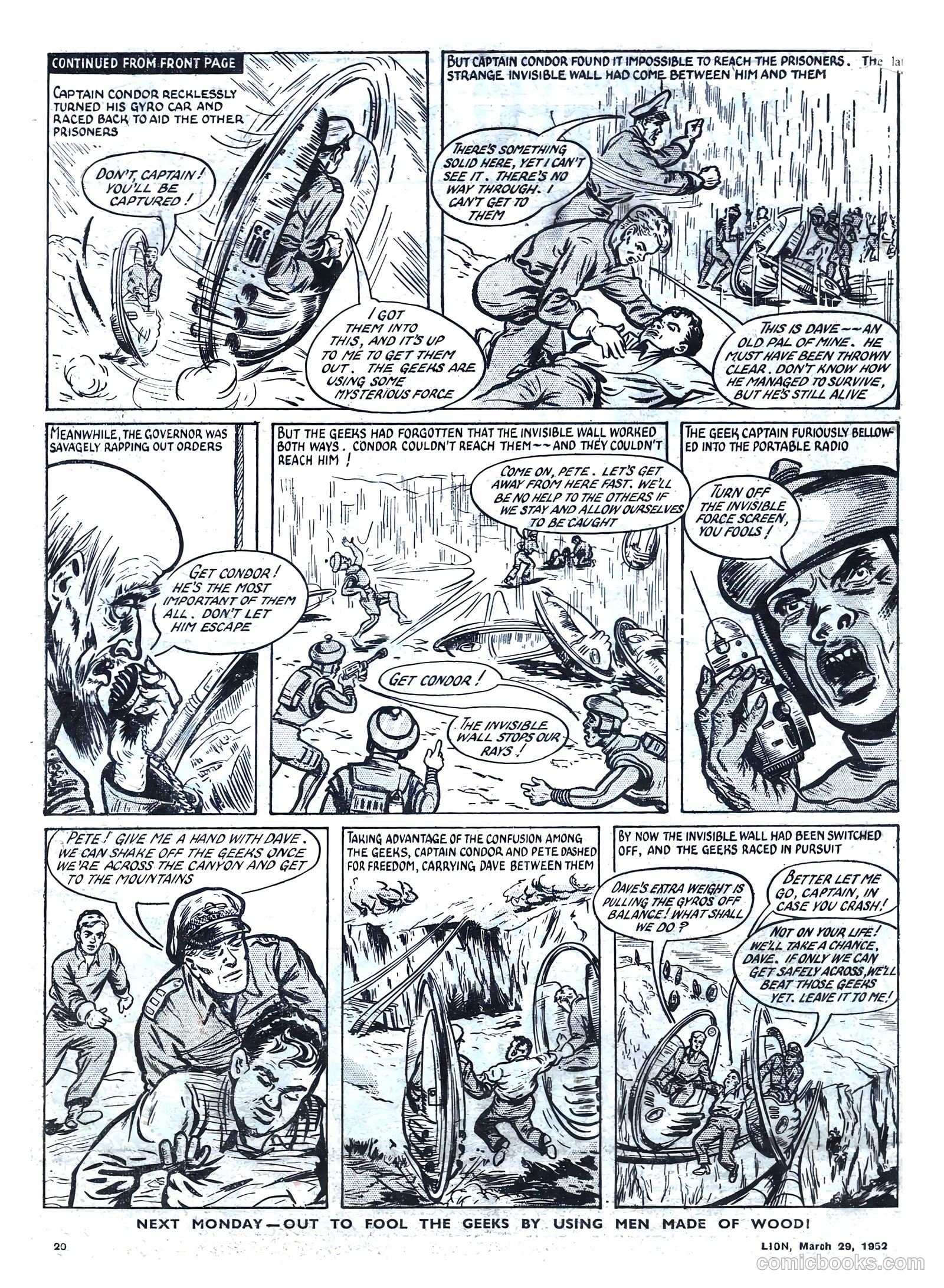 Lion #6 (1952) — page 20 of 20