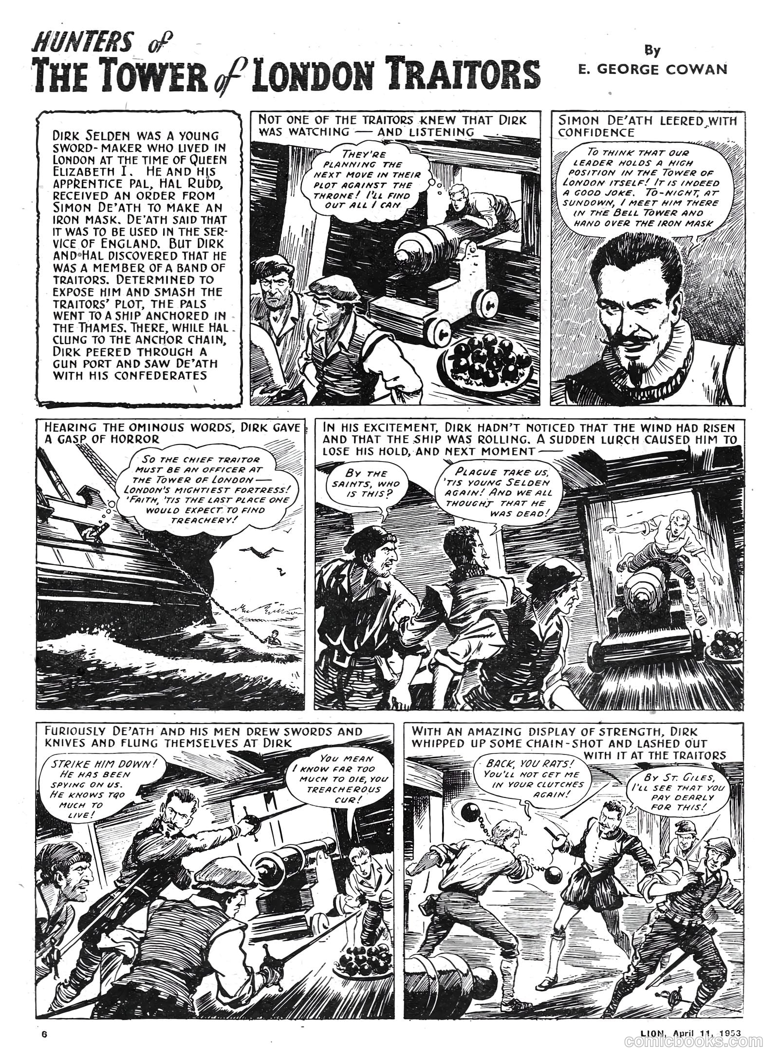 Lion #60 (1953) — page 6 of 20
