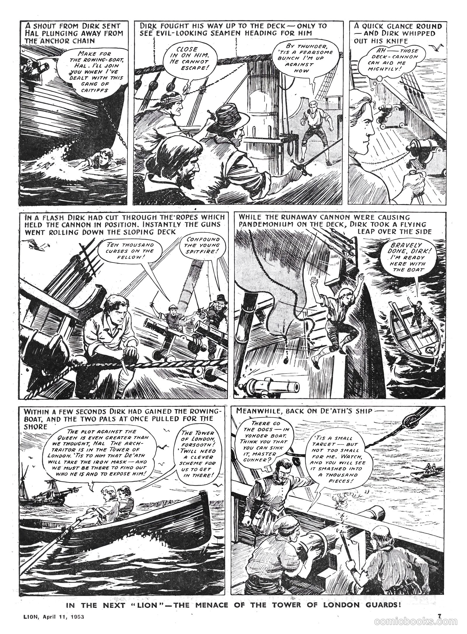 Lion #60 (1953) — page 7 of 20