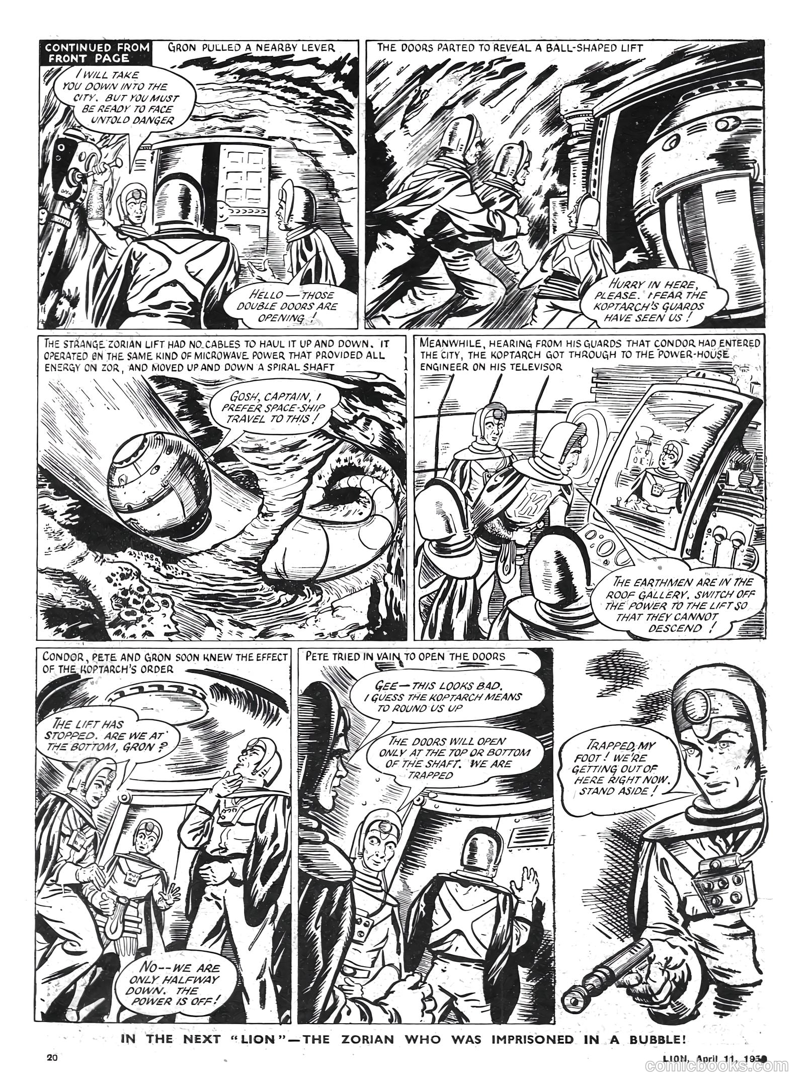 Lion #60 (1953) — page 20 of 20