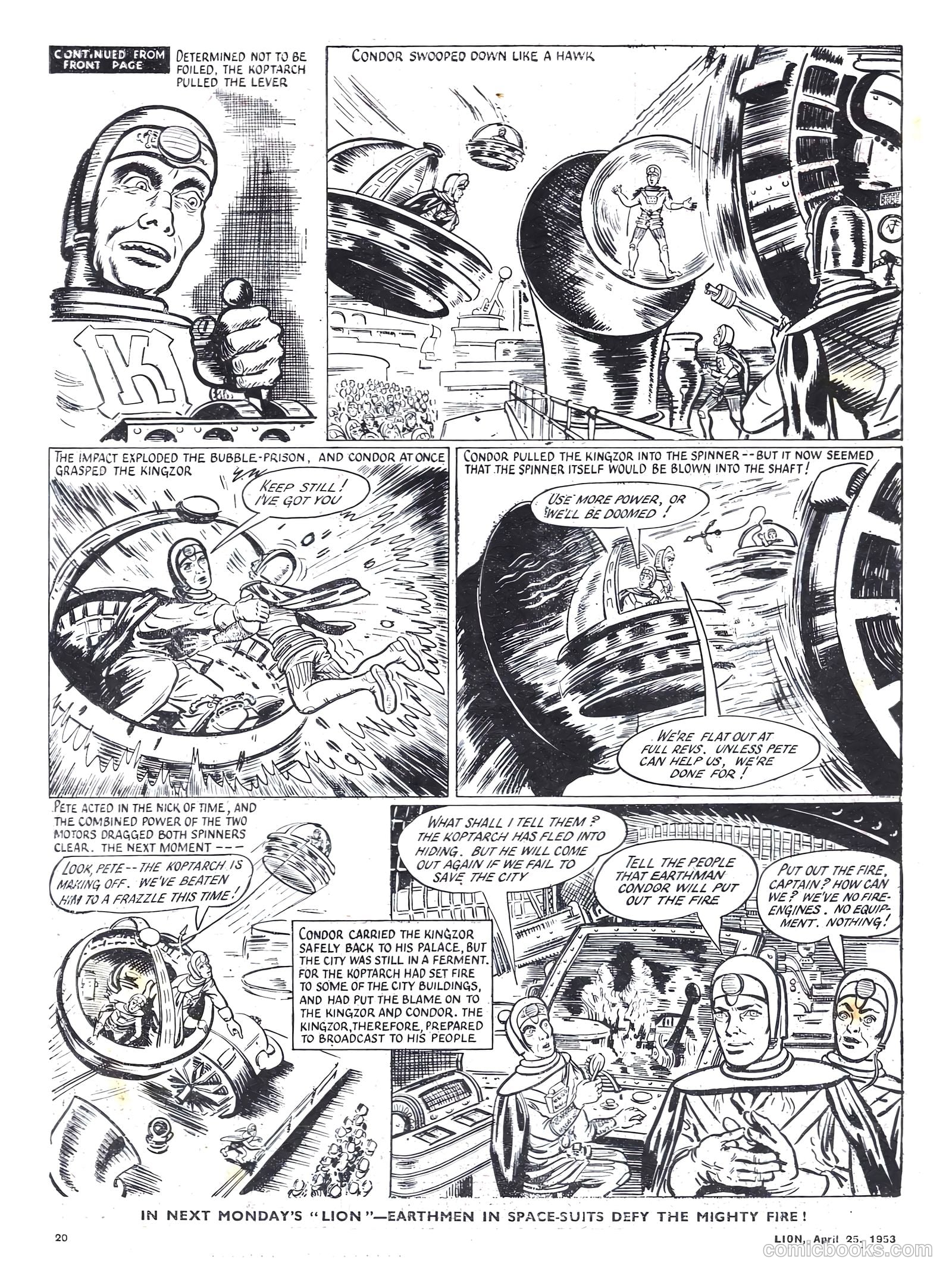 Lion #62 (1953) — page 20 of 20