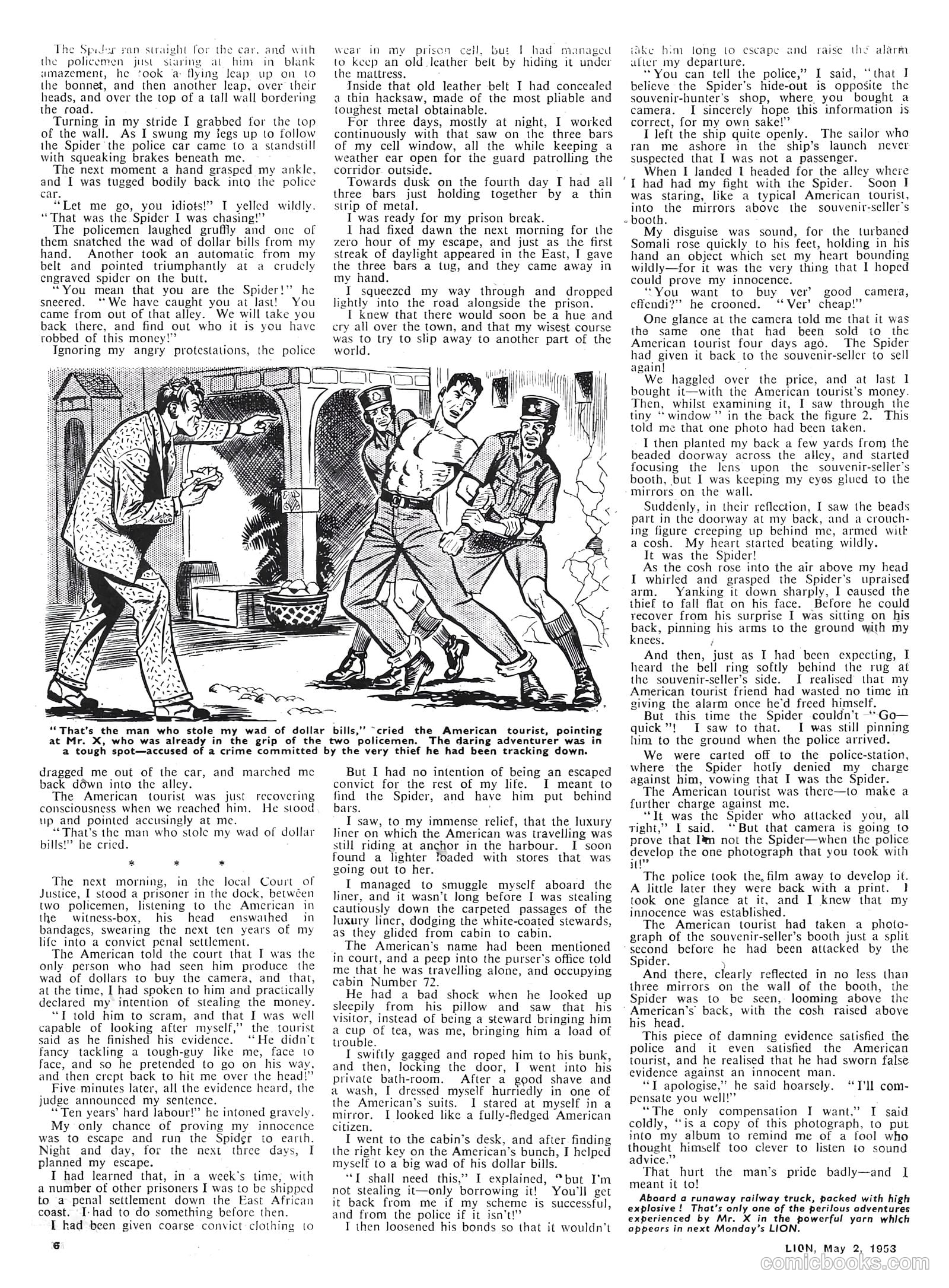 Lion #63 (1953) — page 6 of 20