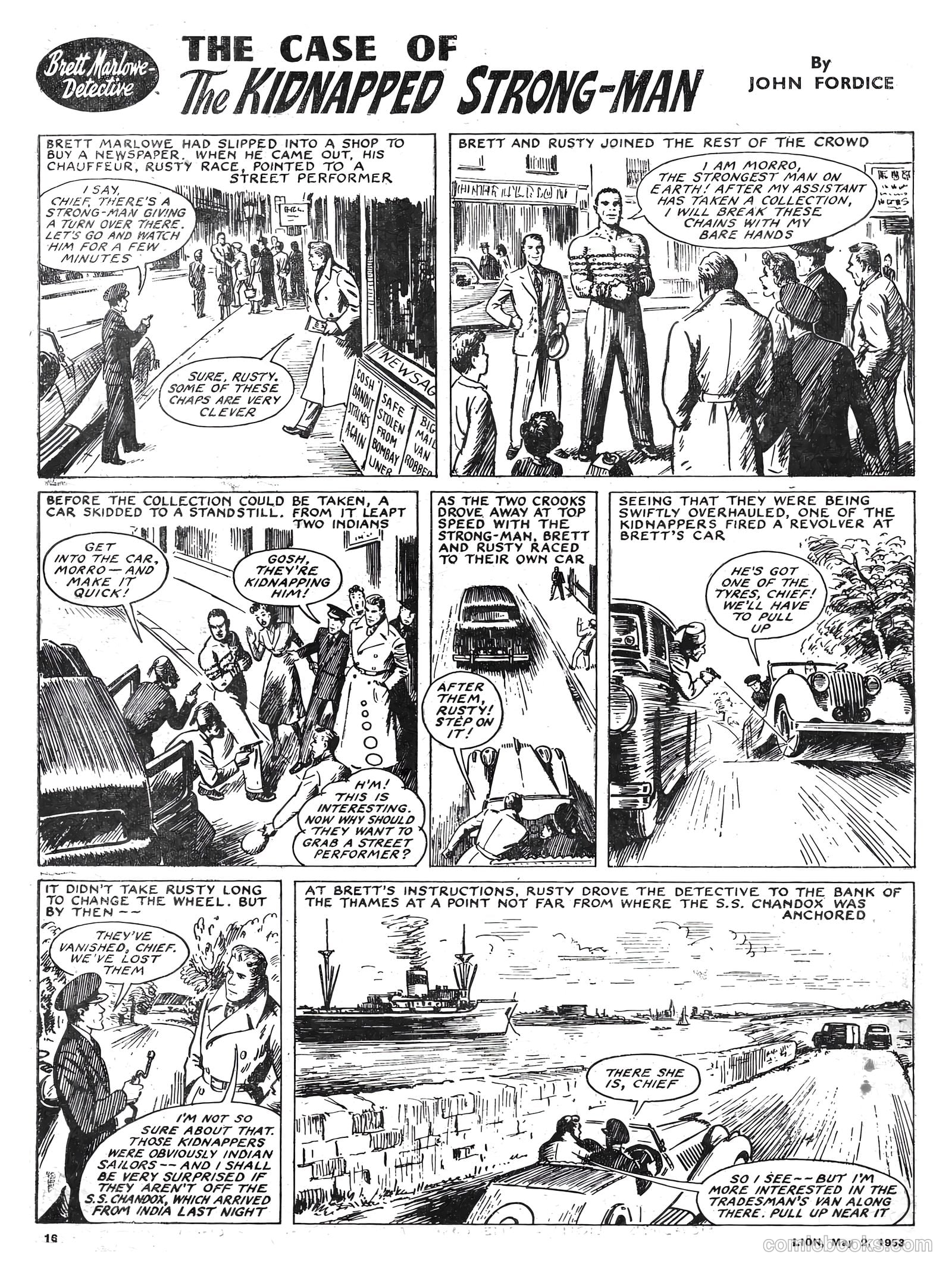 Lion #63 (1953) — page 16 of 20