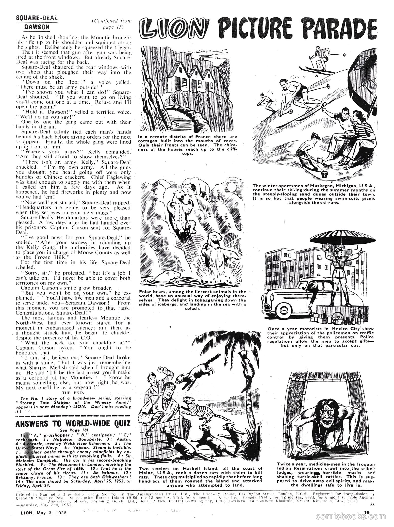 Lion #63 (1953) — page 19 of 20