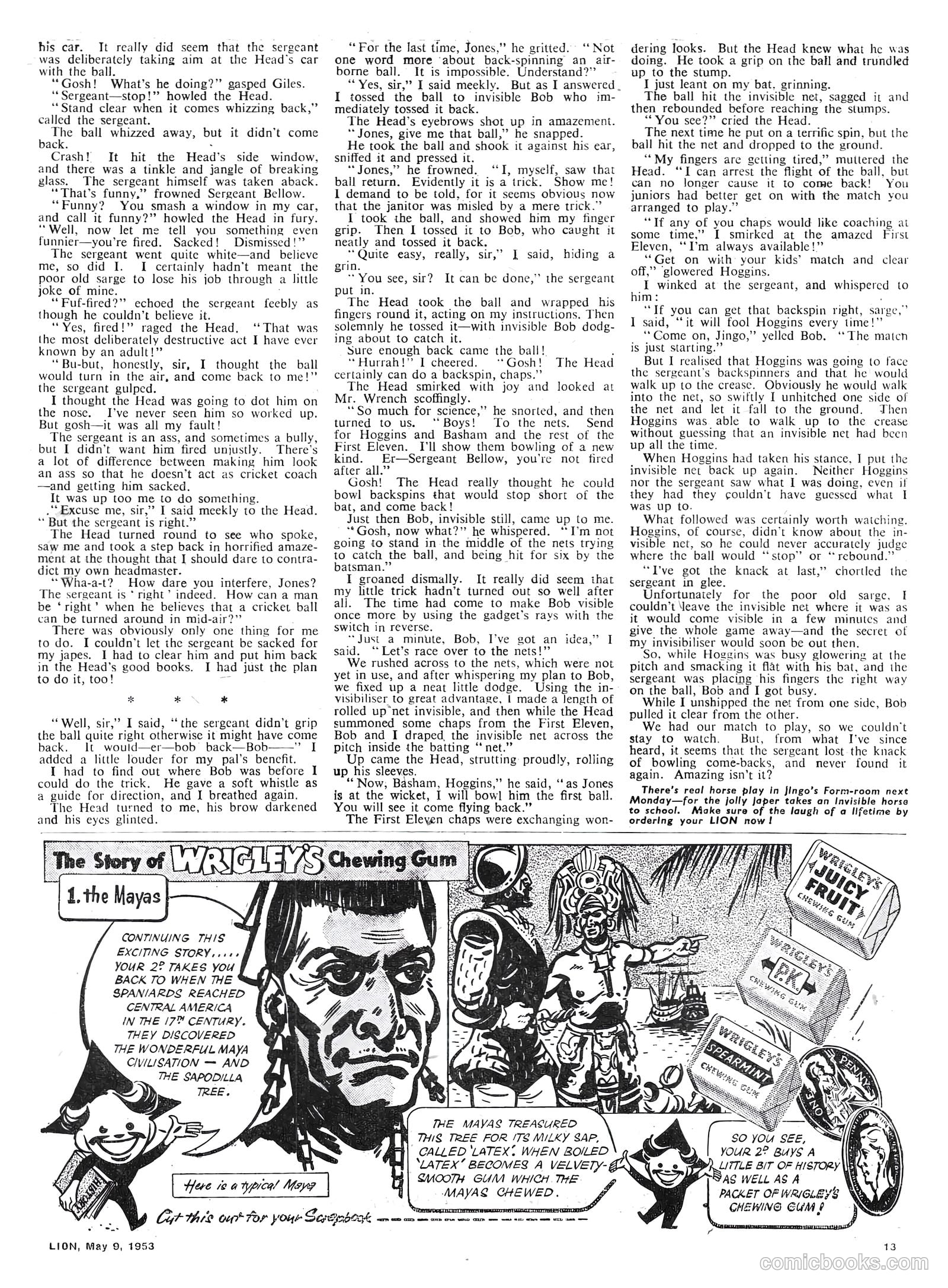 Lion #64 (1953) — page 13 of 20