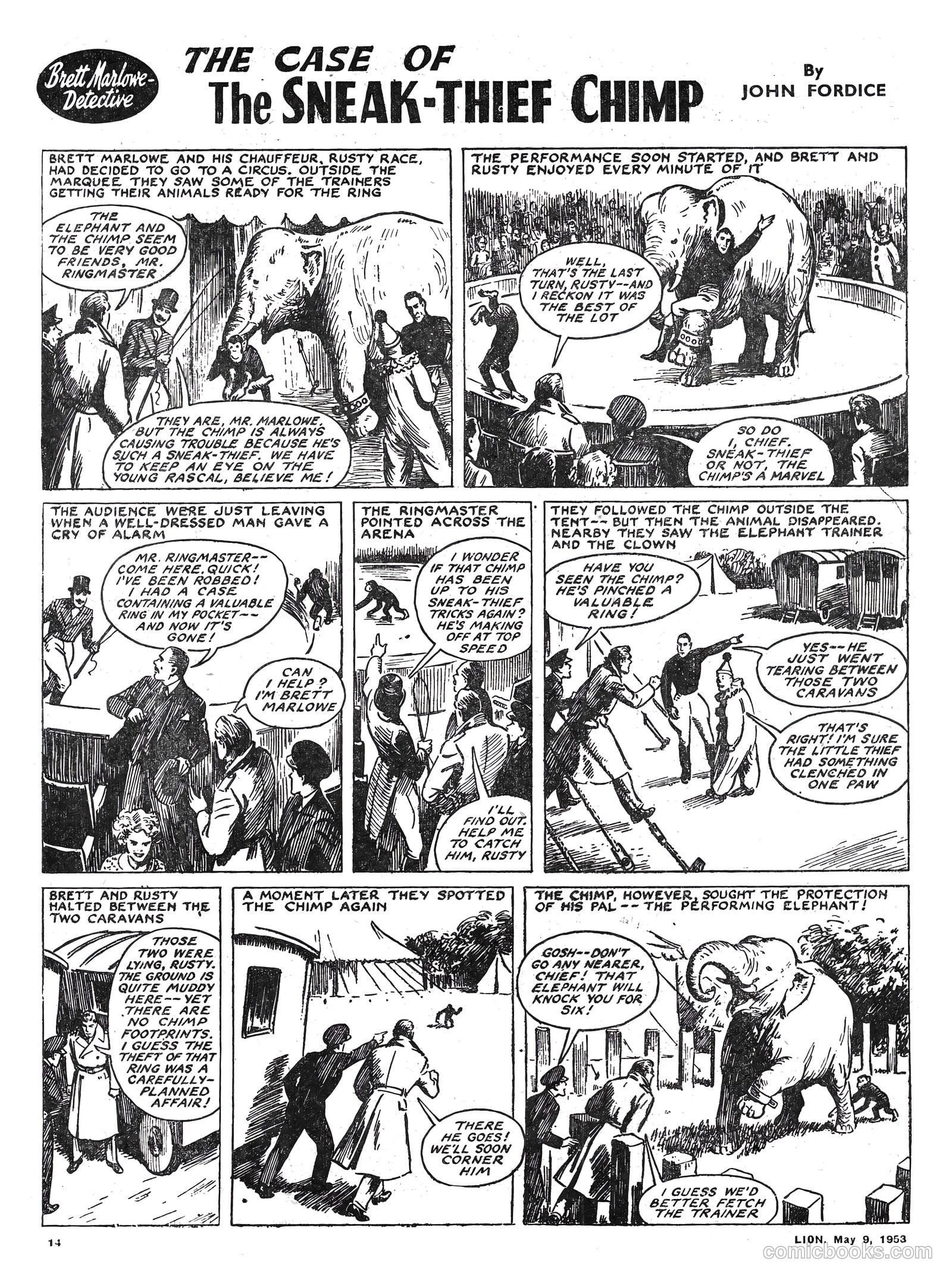 Lion #64 (1953) — page 14 of 20
