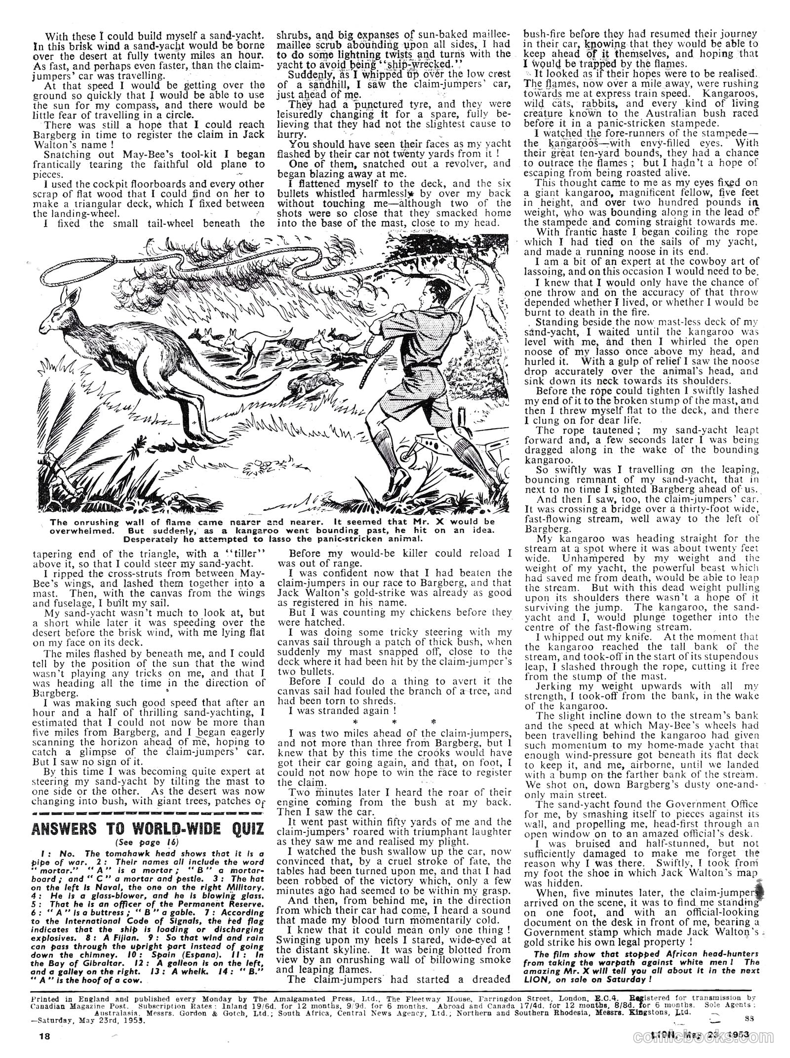 Lion #66 (1953) — page 18 of 20