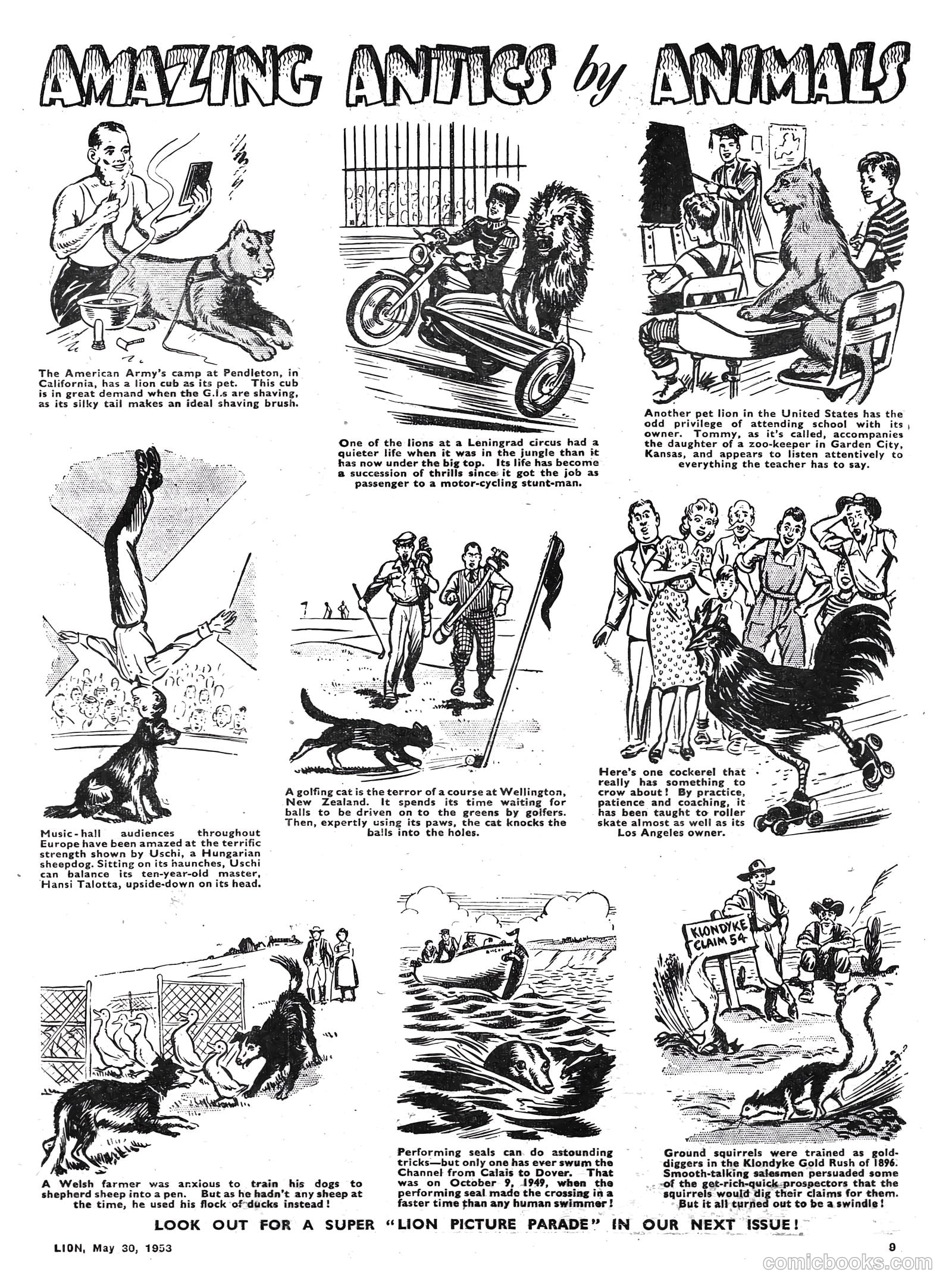 Lion #67 (1953) — page 9 of 20