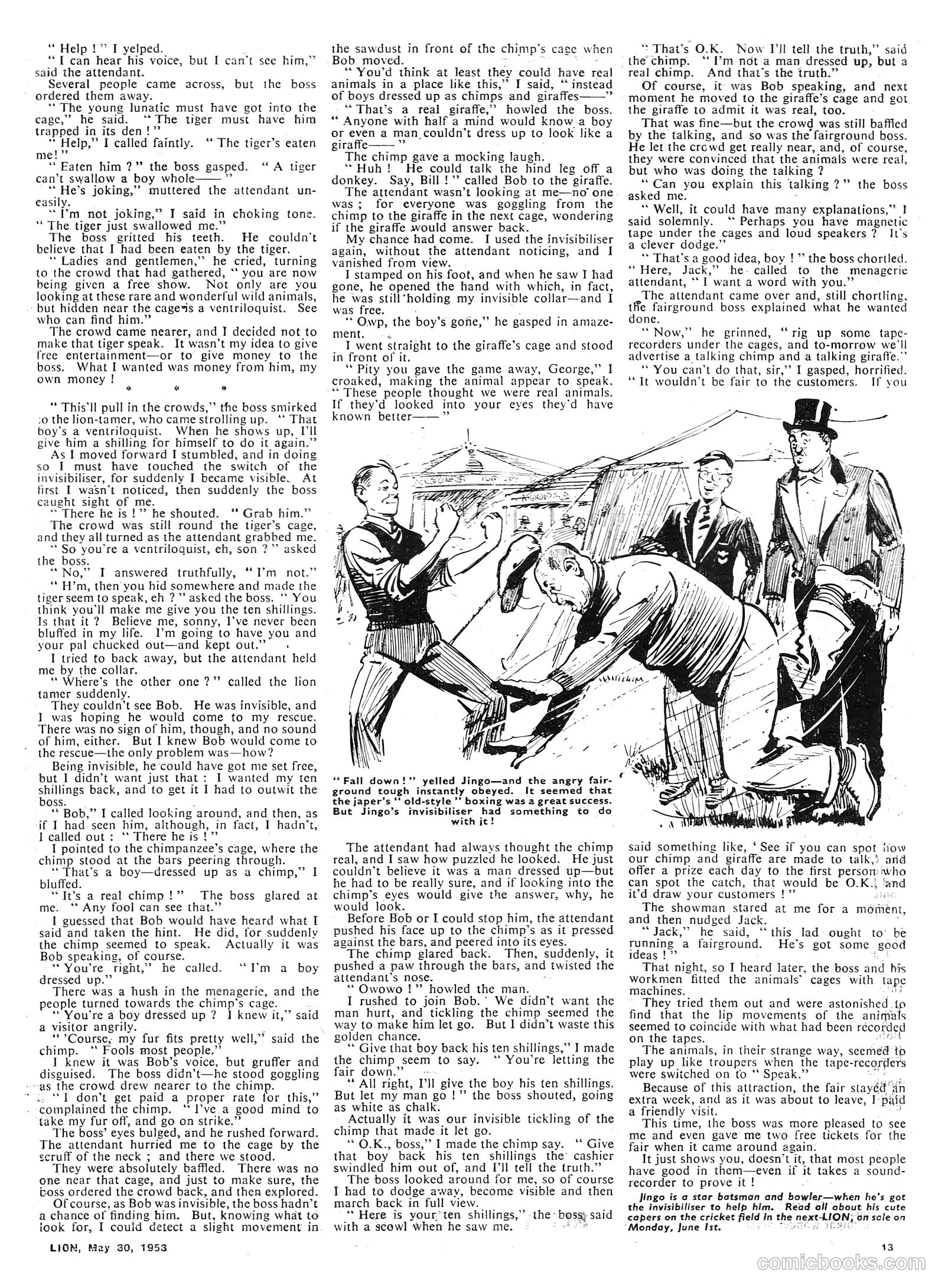 Lion #67 (1953) — page 13 of 20