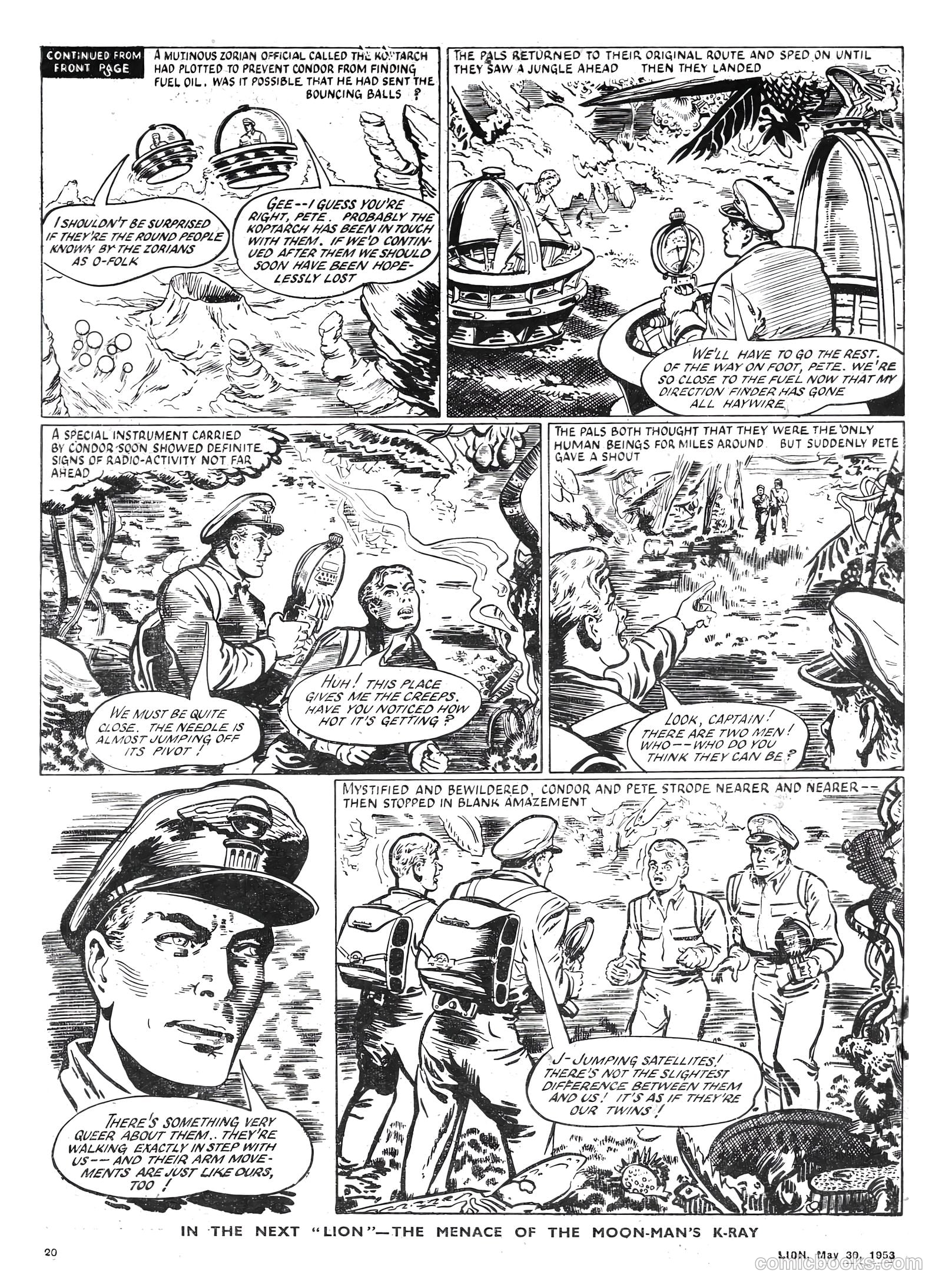 Lion #67 (1953) — page 20 of 20