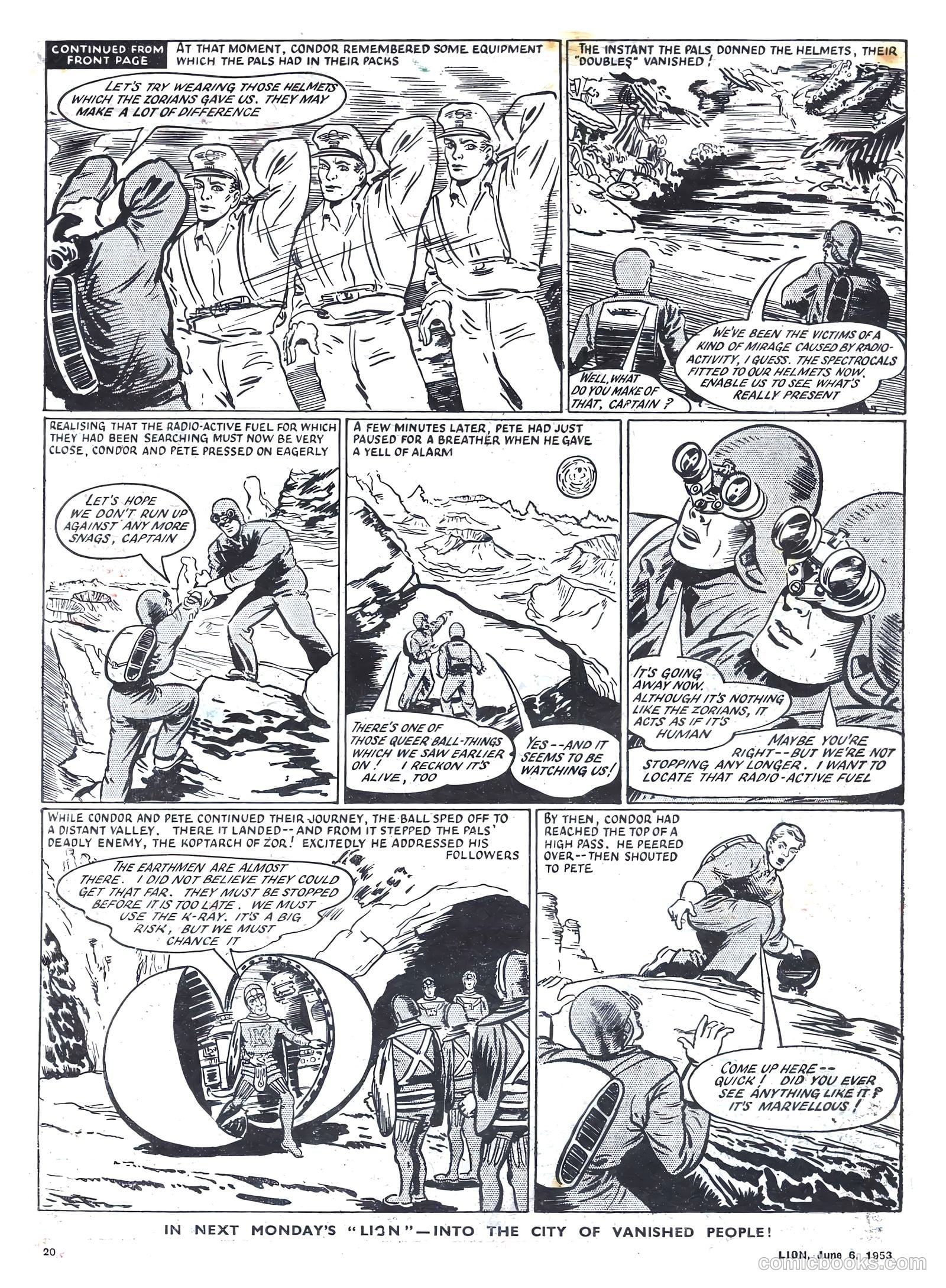 Lion #68 (1953) — page 20 of 20