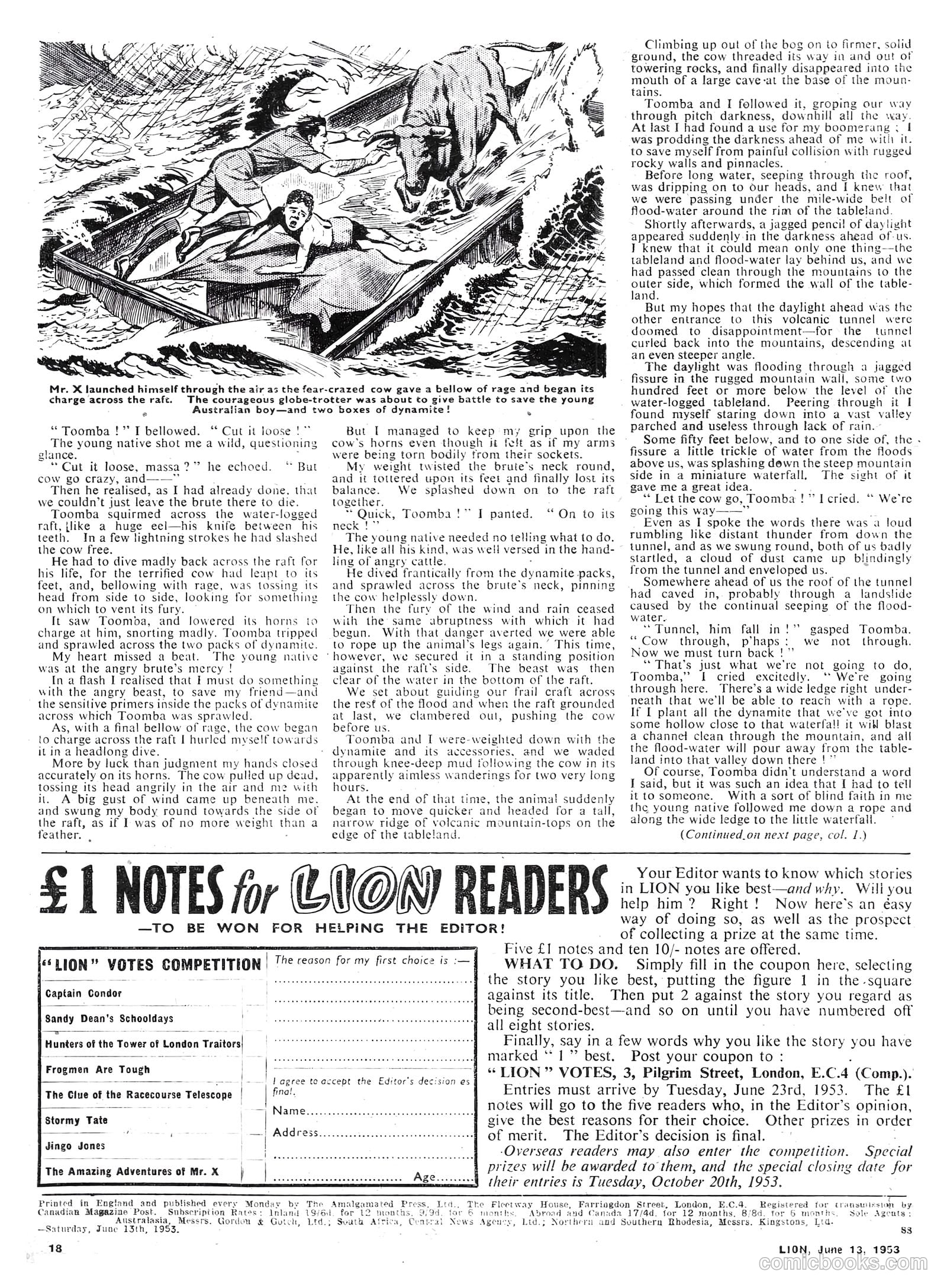 Lion #69 (1953) — page 18 of 20