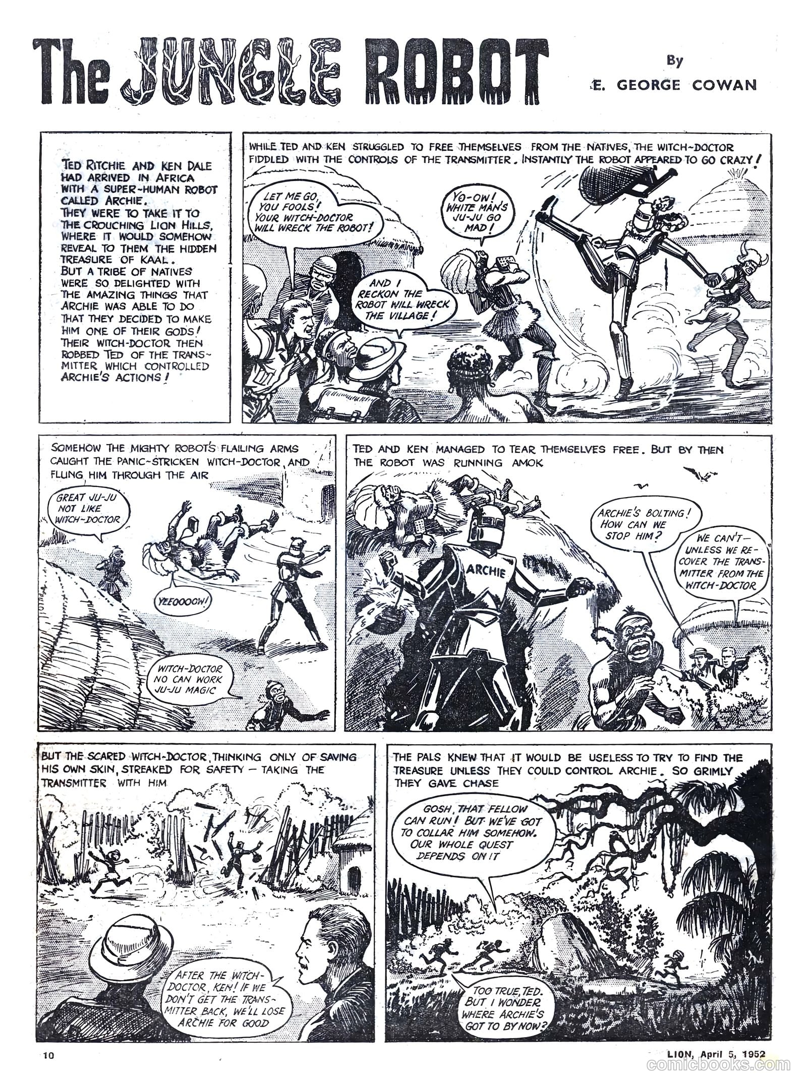 Lion #7 (1952) — page 10 of 20