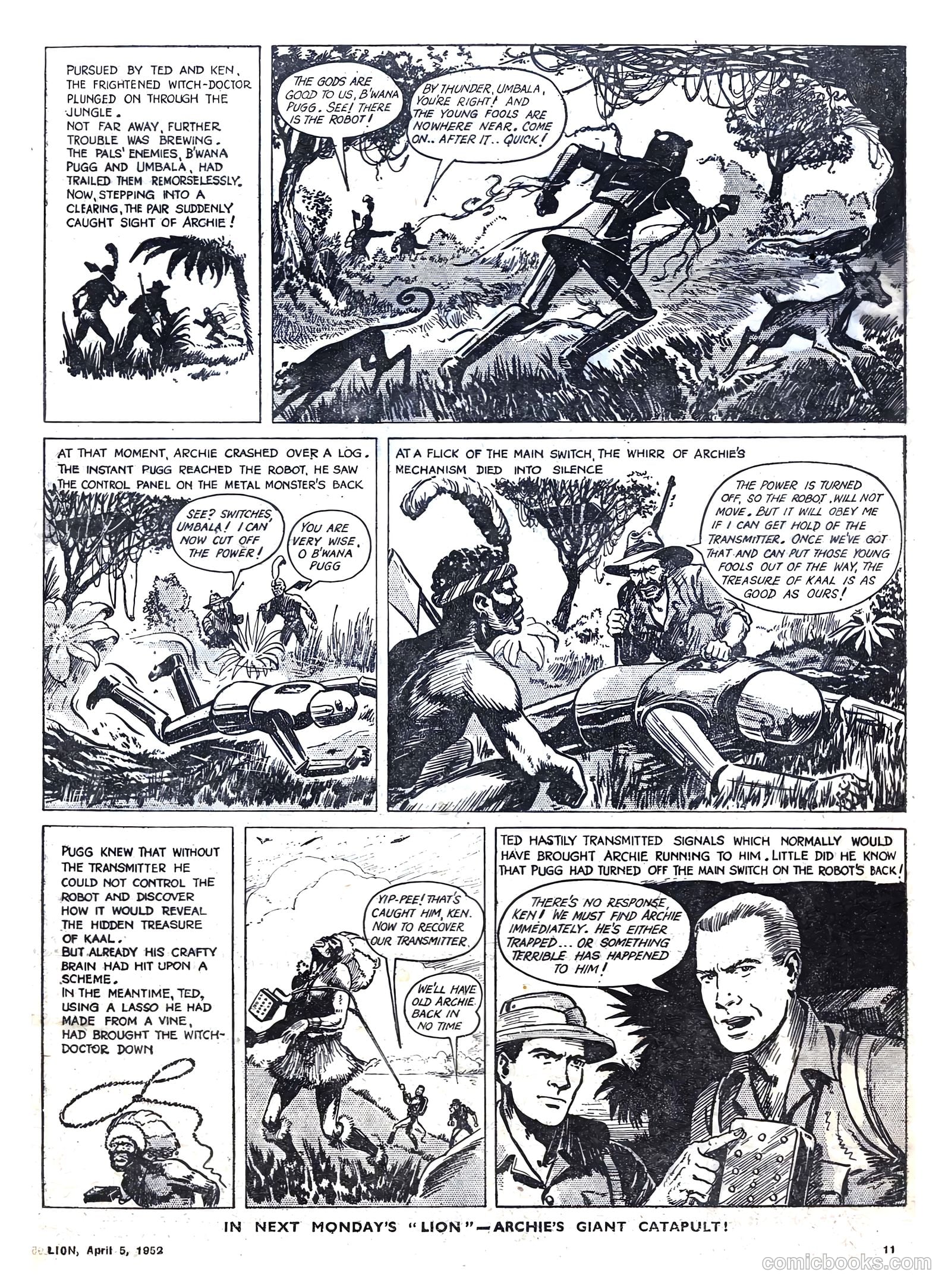 Lion #7 (1952) — page 11 of 20