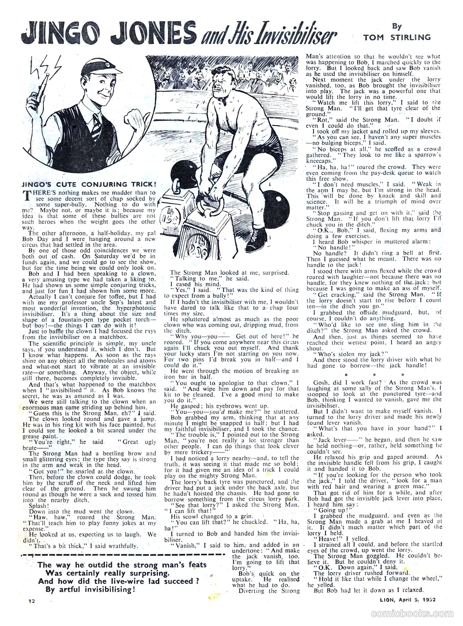 Lion #7 (1952) — page 12 of 20