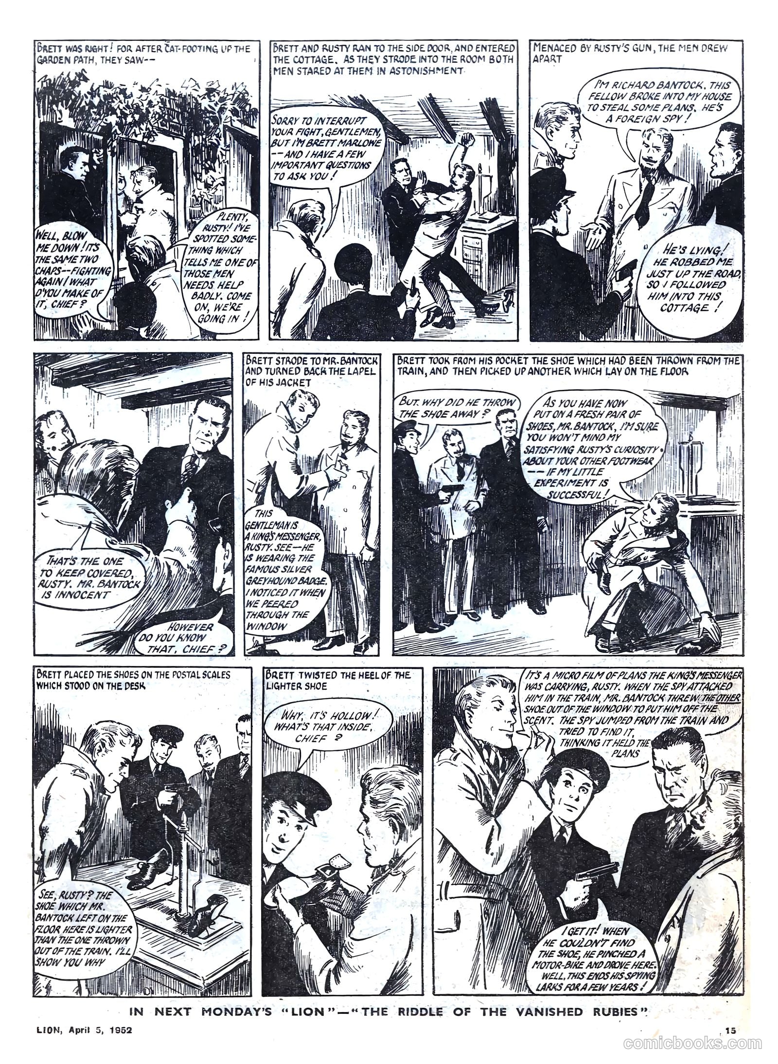 Lion #7 (1952) — page 15 of 20