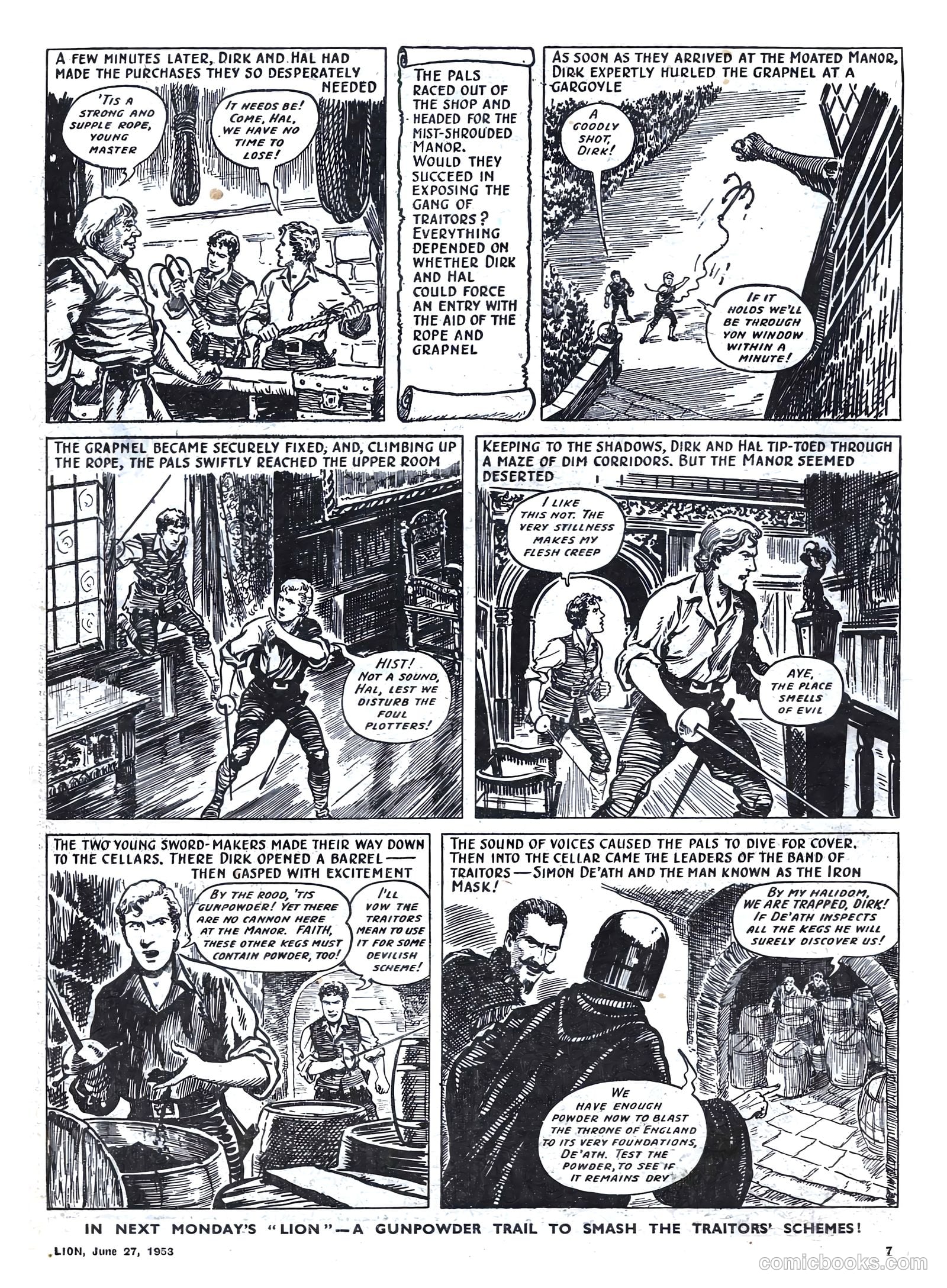 Lion #71 (1953) — page 7 of 20