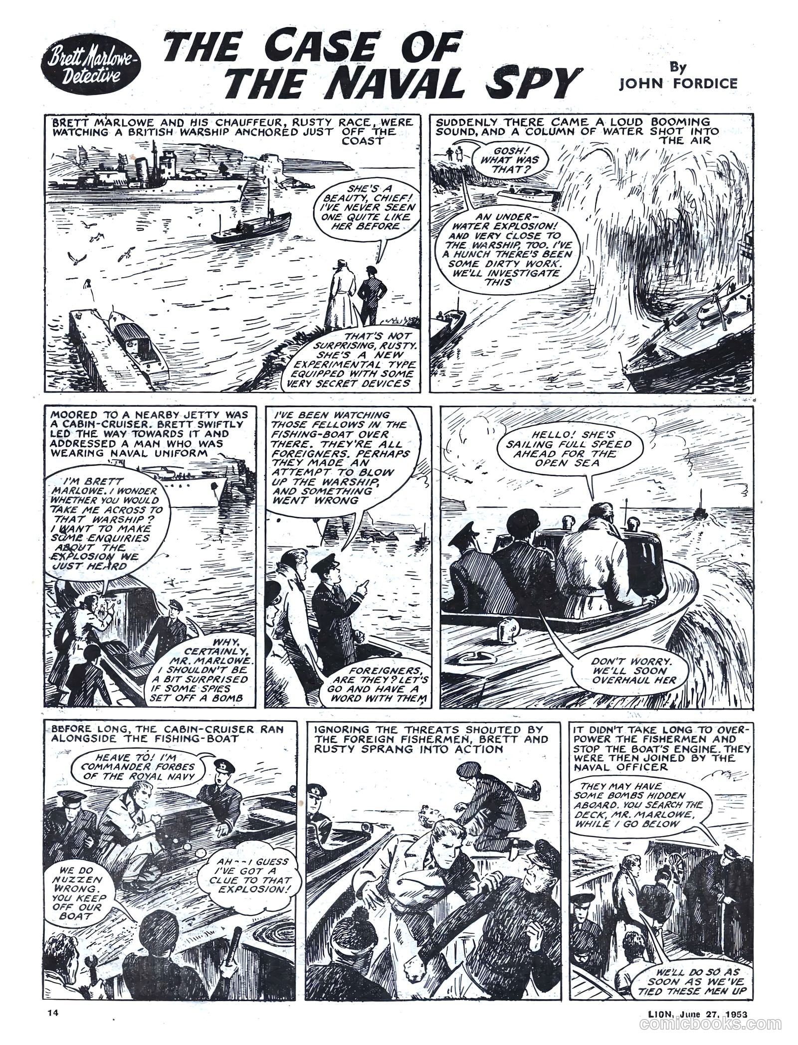 Lion #71 (1953) — page 14 of 20