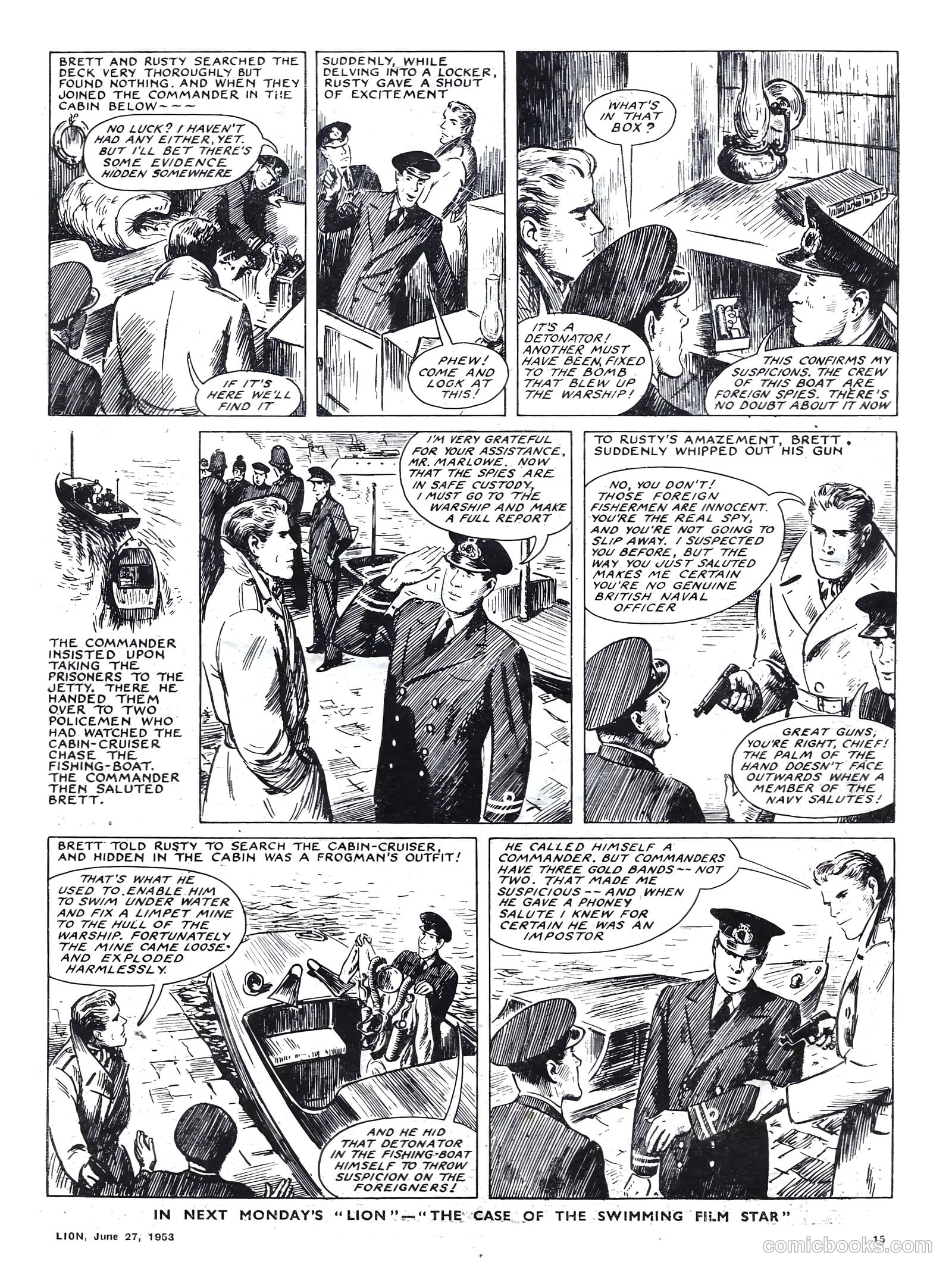Lion #71 (1953) — page 15 of 20