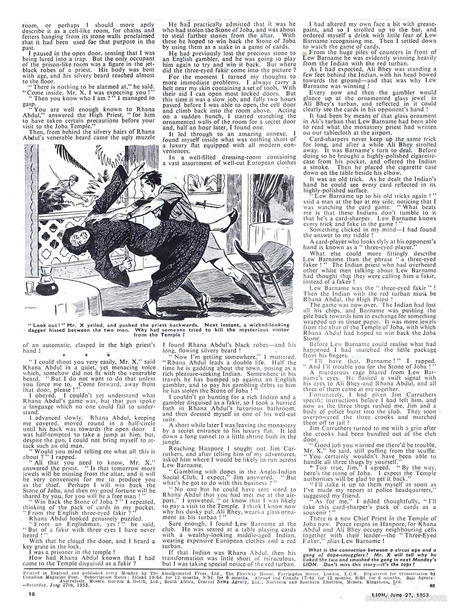 Lion #71 (1953) — page 18 of 20